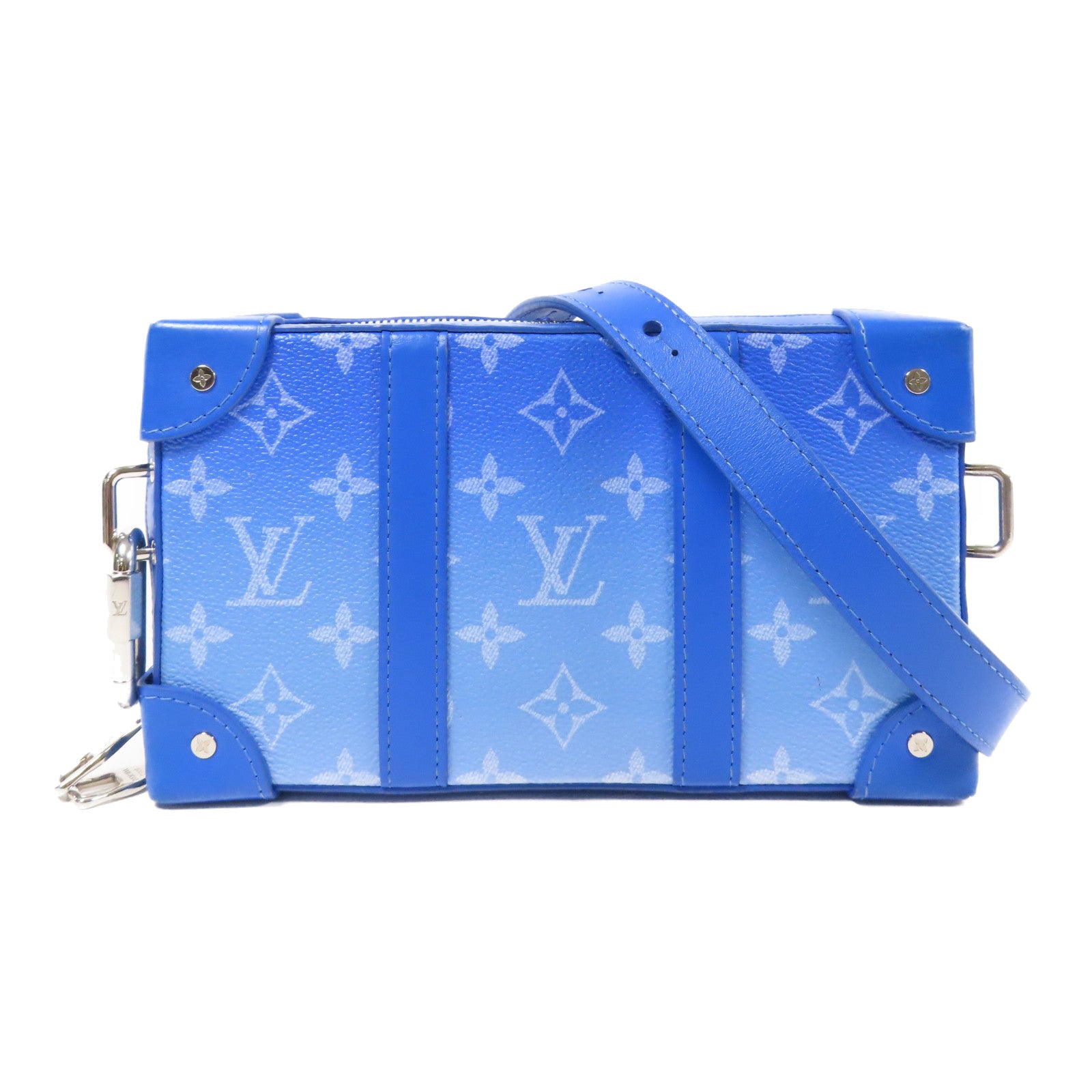 LOUIS VUITTON Monogram Clouds Soft Trunk Wallet銀扣肩背袋