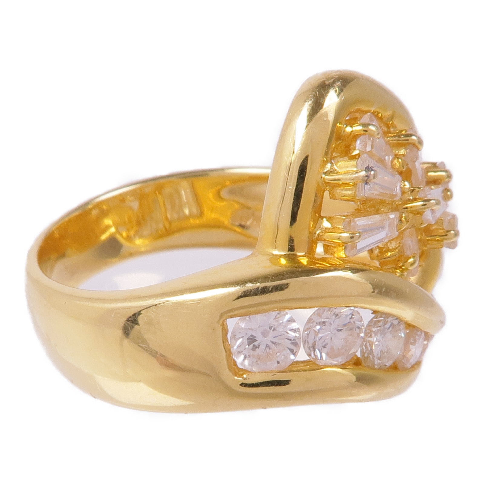 JEWELRY 18K黃金Diamond Ring鑽石戒指US#7.25