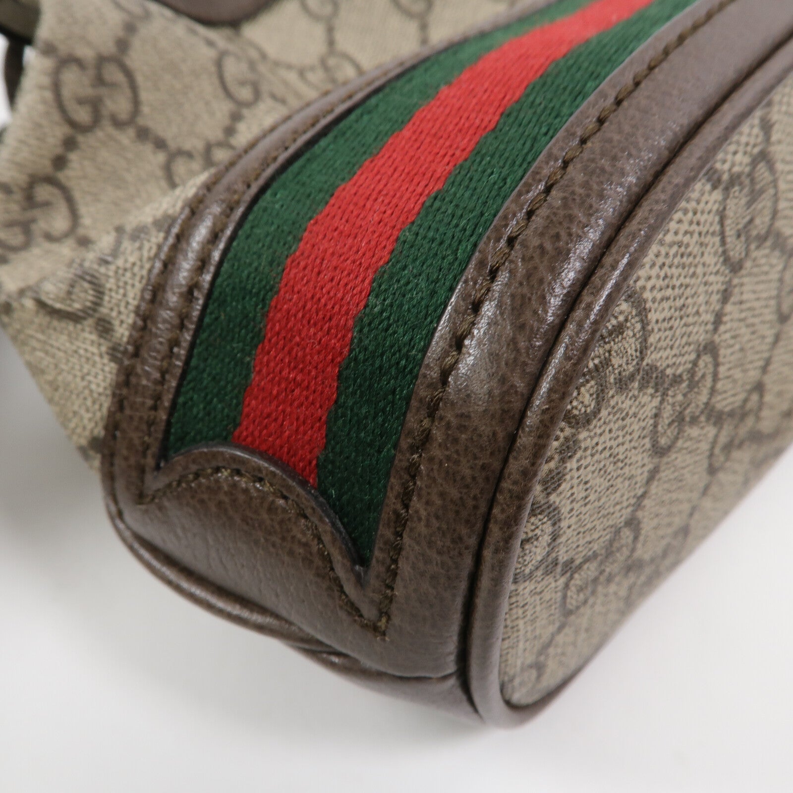 GUCCI 塗層帆布Ophidia Mini Bucket肩背袋