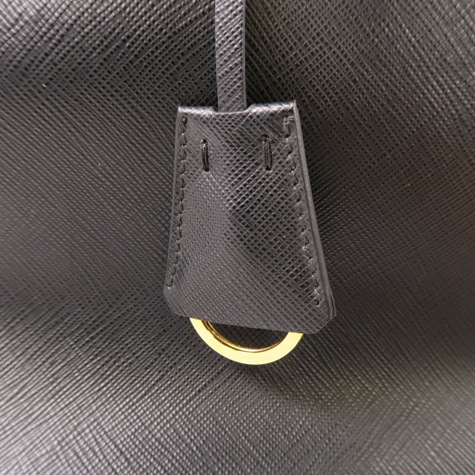 PRADA Saffiano皮革Galleria金扣手挽肩背兩用袋