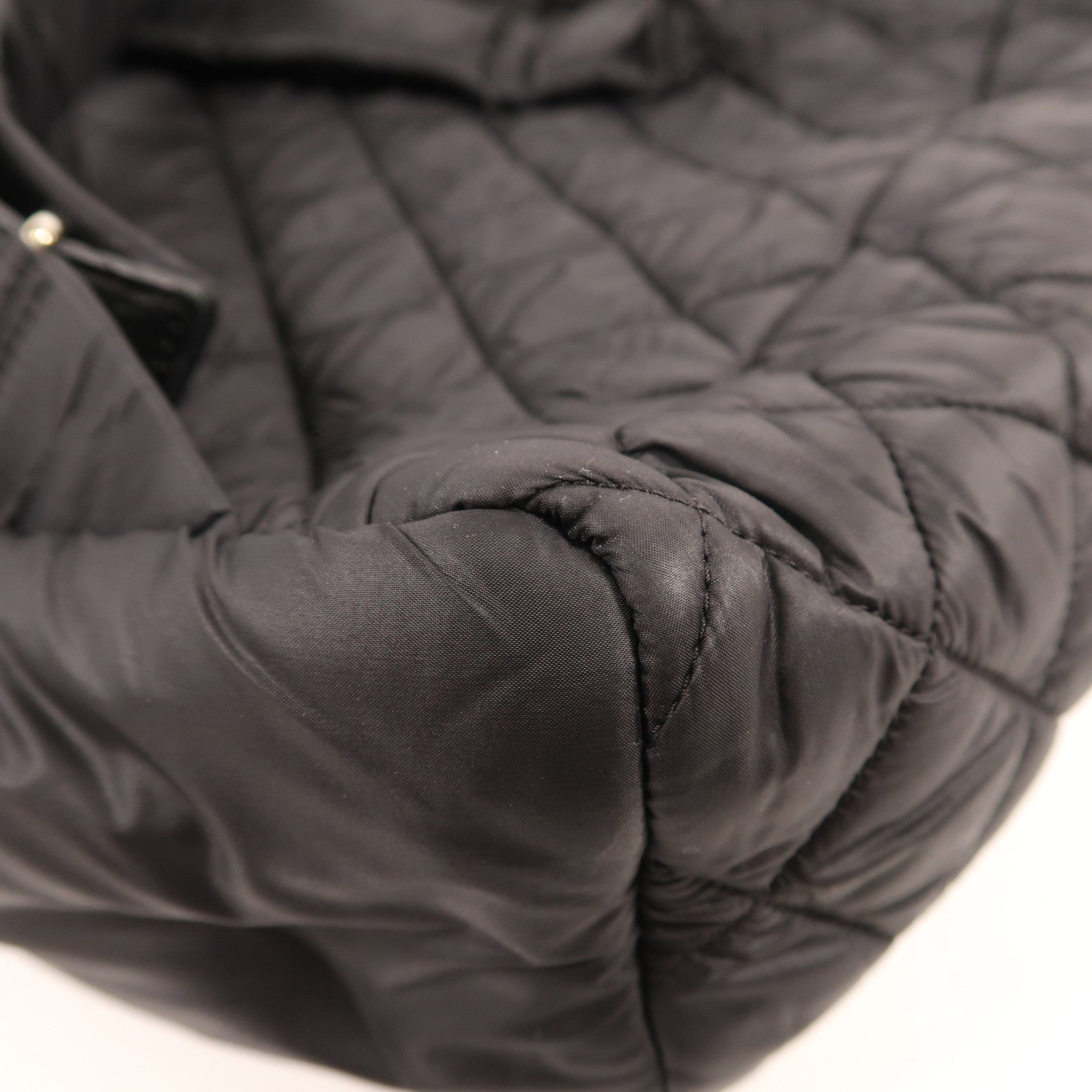 CHANEL CC SHW Coco Cocoon Rucksack Backpack Nylon Black