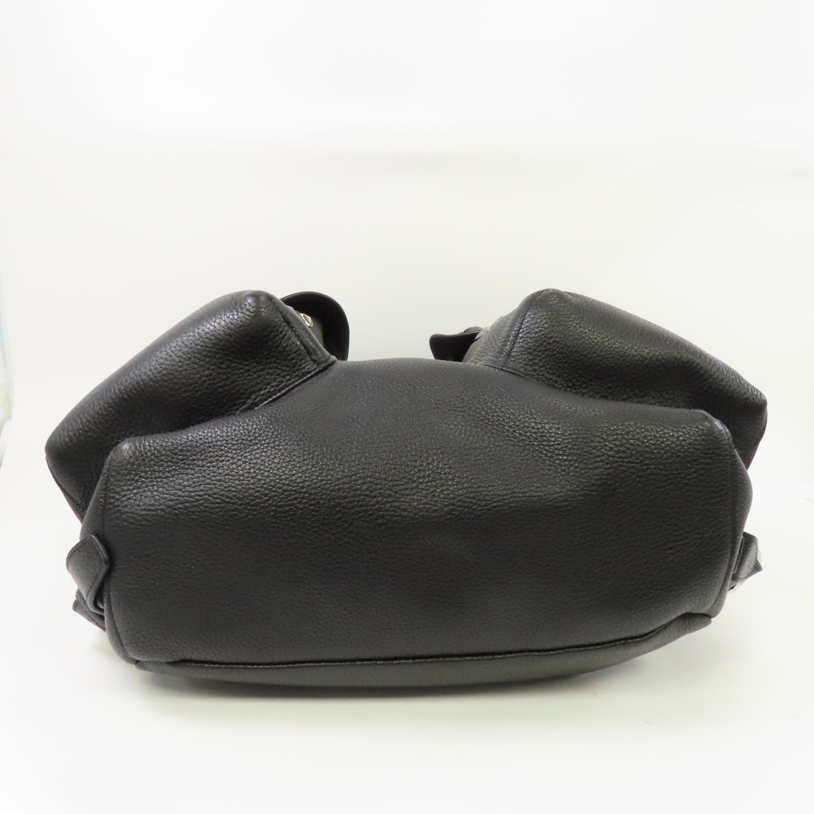 MCM 尼龍Rucksack銀扣背包黑色