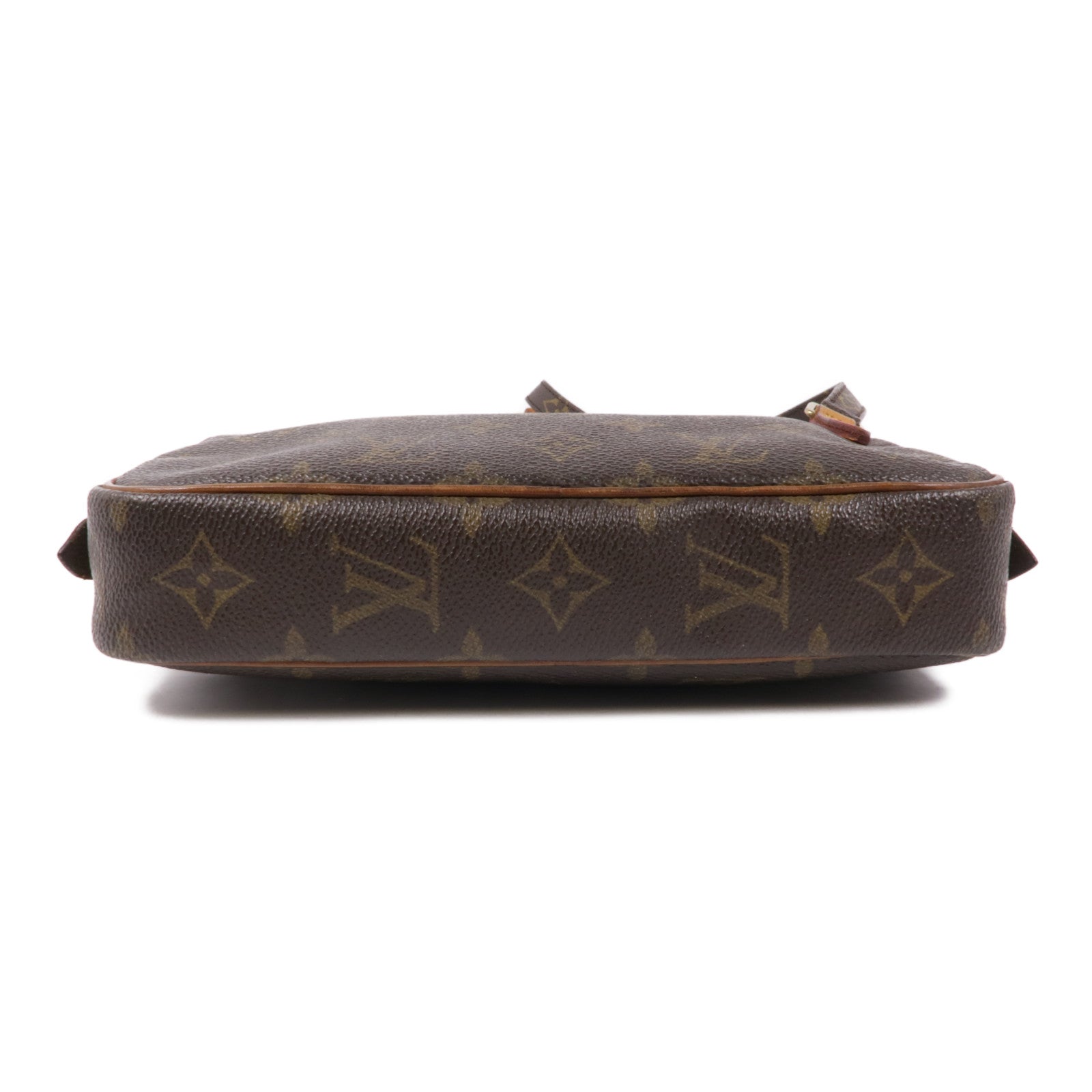 LOUIS VUITTON Monogram Marly Bandouliere金扣肩背袋棕色