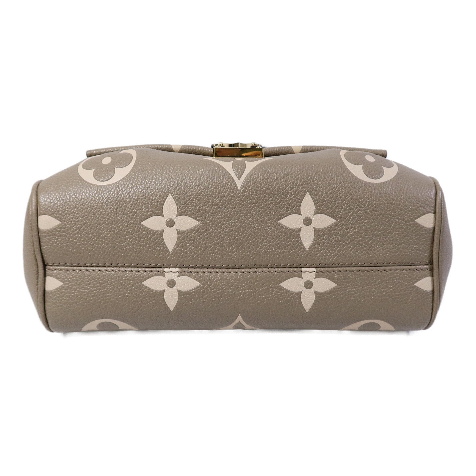 LOUIS VUITTON Monogram Empreinte Favorite金扣鏈帶肩背袋灰色