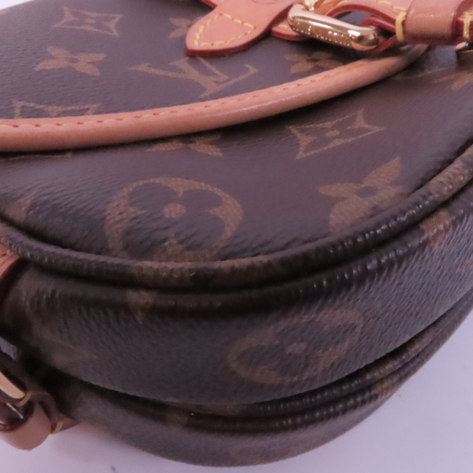 LOUIS VUITTON Monogram Saumur BB金扣手挽肩背兩用袋啡色