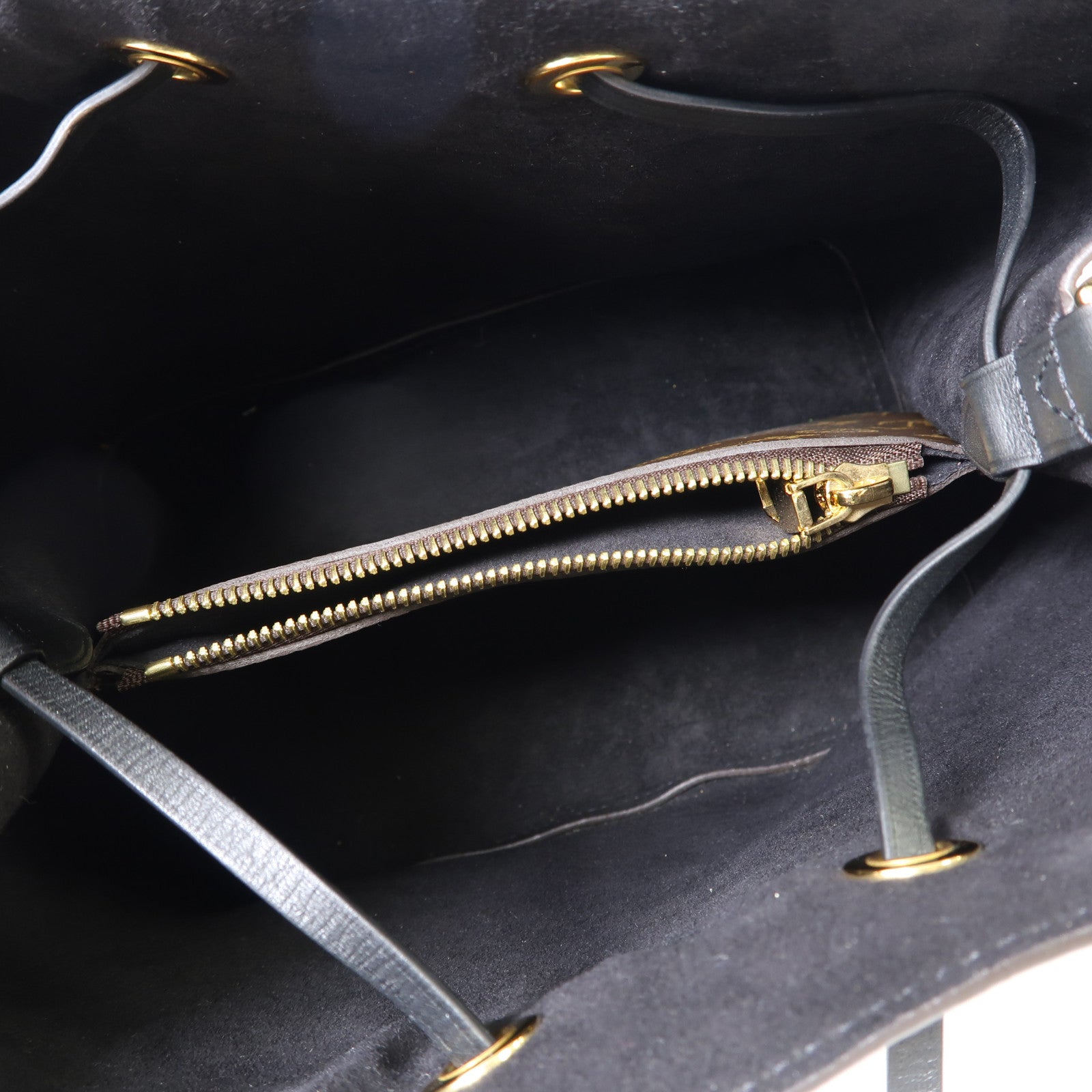 LOUIS VUITTON Monogram Neo Noe MM金扣肩背袋棕色
