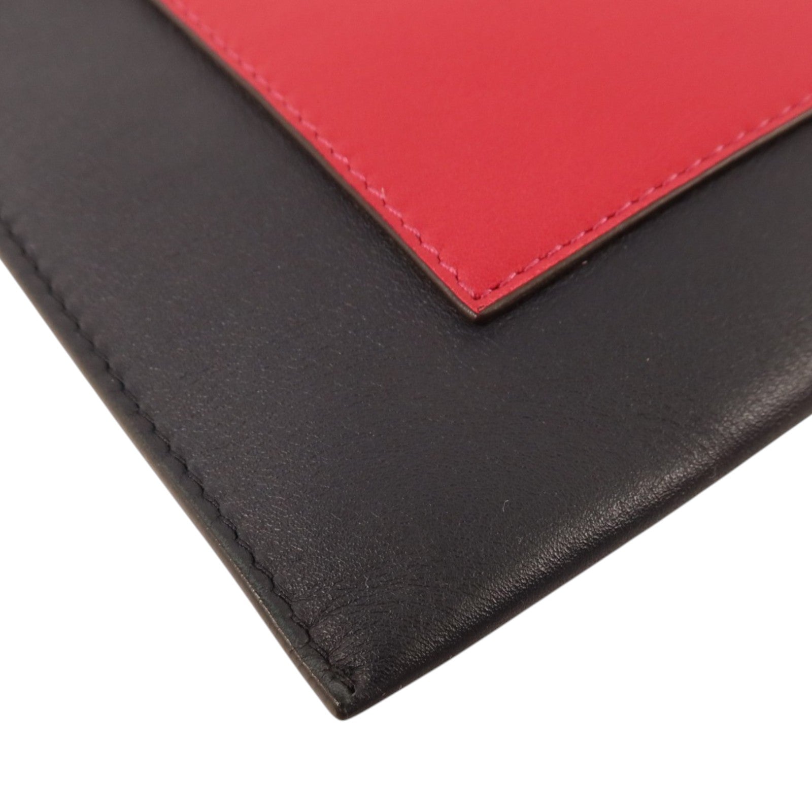 CELINE 牛皮皮革Clutch Bag金扣手拿包