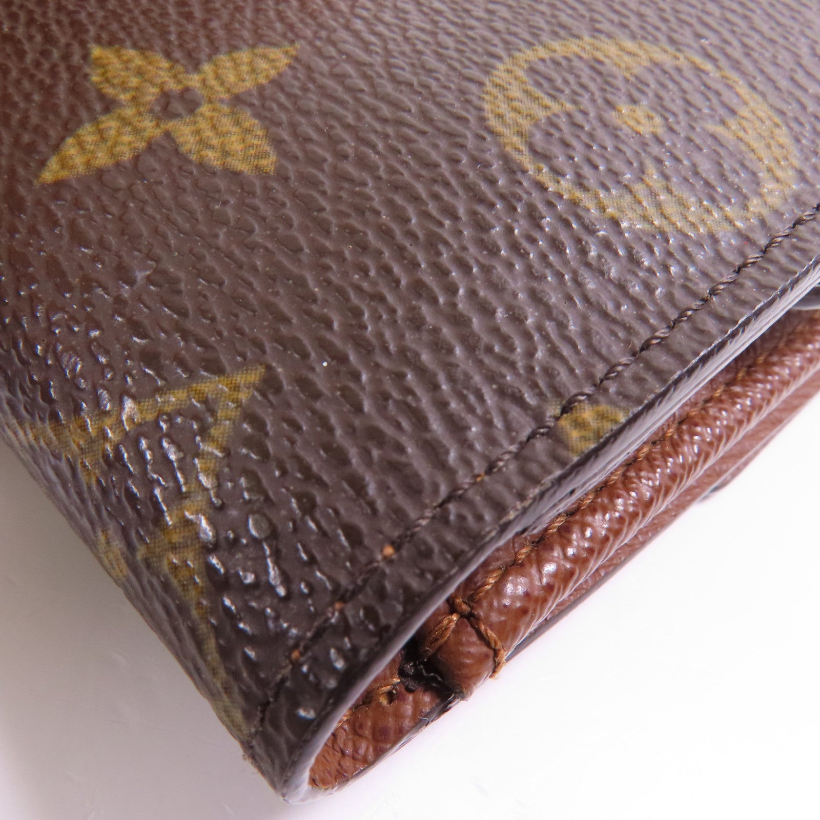 LOUIS VUITTON Monogram Portefeuille Elise Wallet金扣錢包