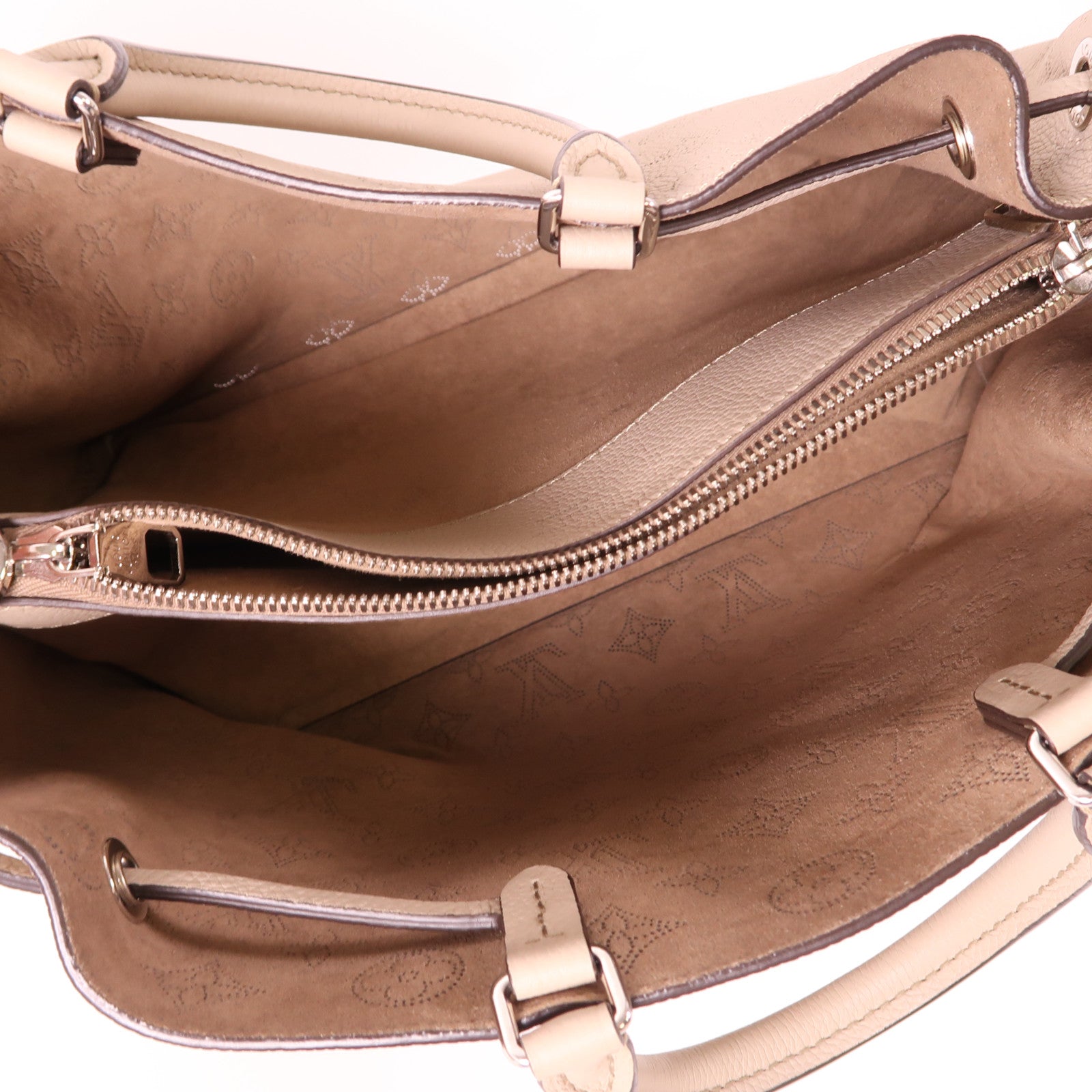 LOUIS VUITTON 【激減優惠】Monogram Mahina Bella Tote銀扣手挽肩背兩用袋