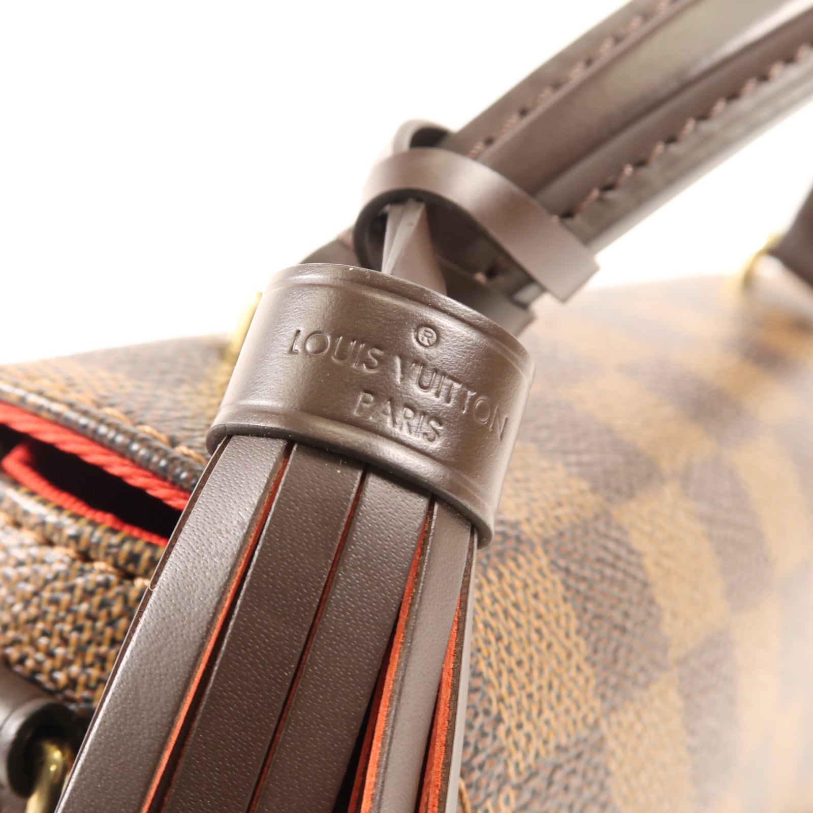 LOUIS VUITTON Damier Croisette金扣手挽肩背兩用袋