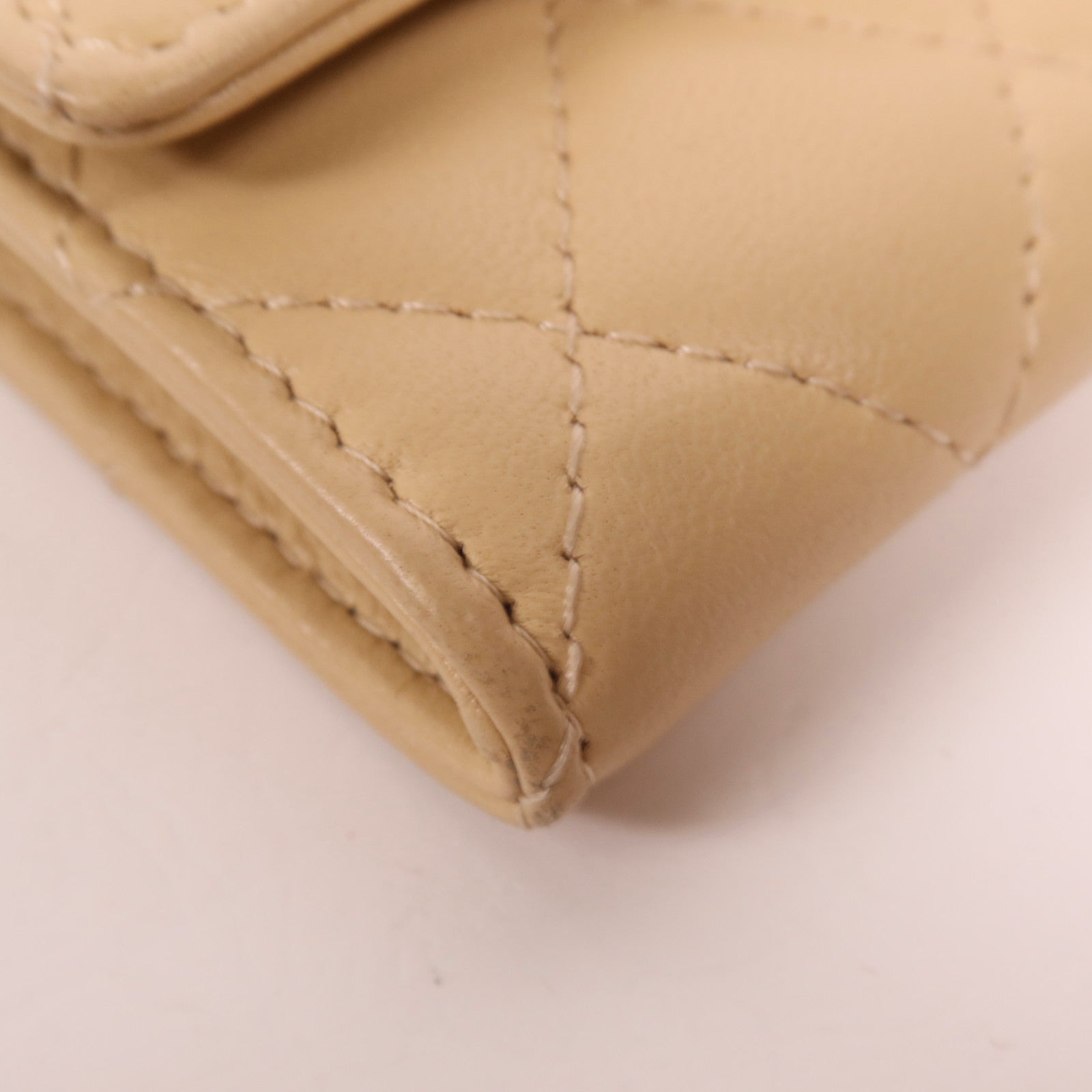 CHANEL 羊皮皮革Card Case銀扣卡片套