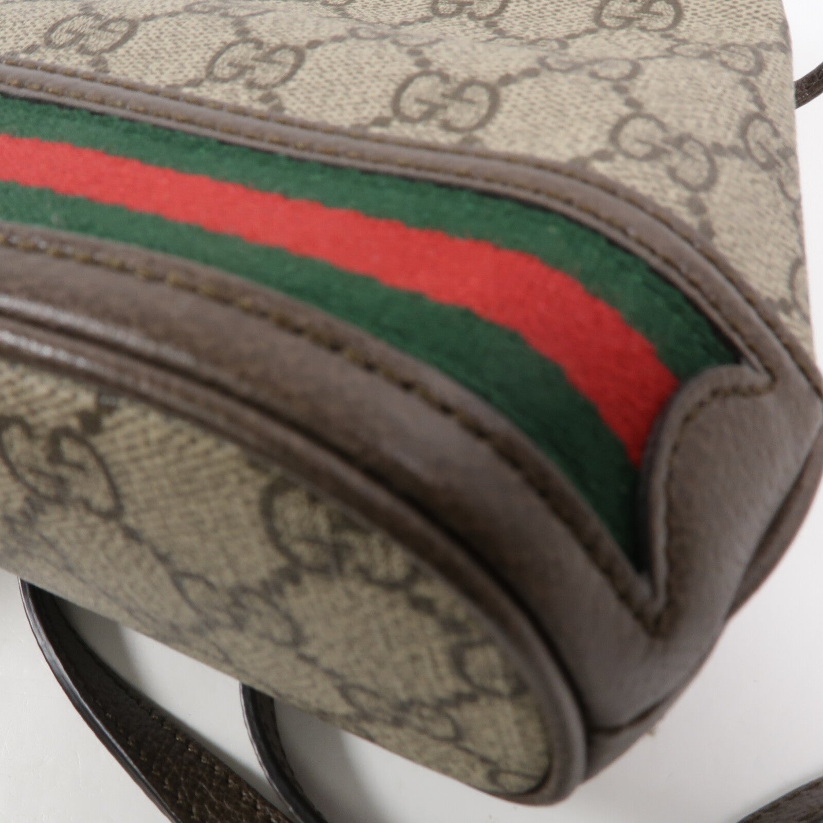 GUCCI 塗層帆布Ophidia Mini Bucket肩背袋