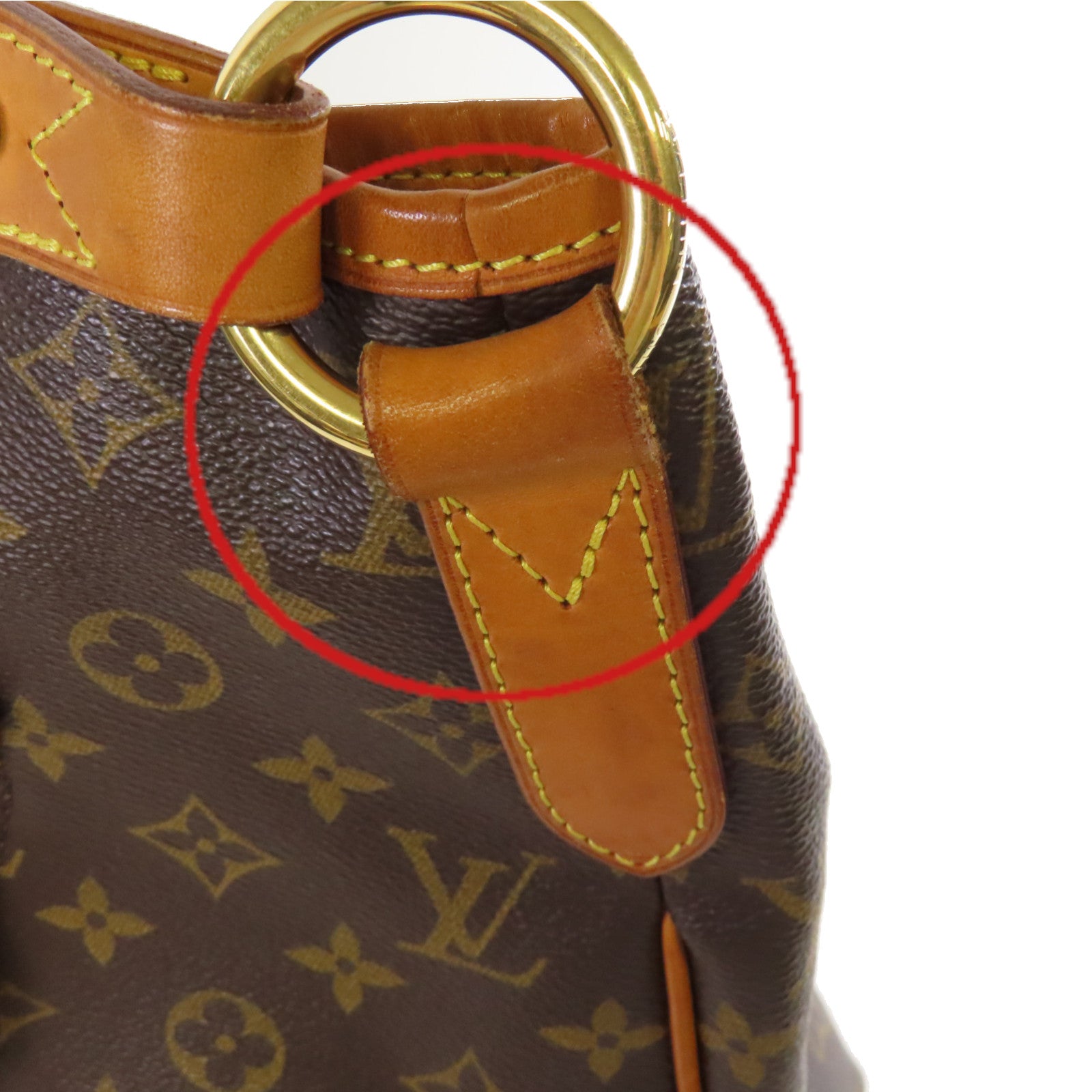 LOUIS VUITTON Monogram Delightful GM Tote Shoulder Bag金扣肩背袋啡色
