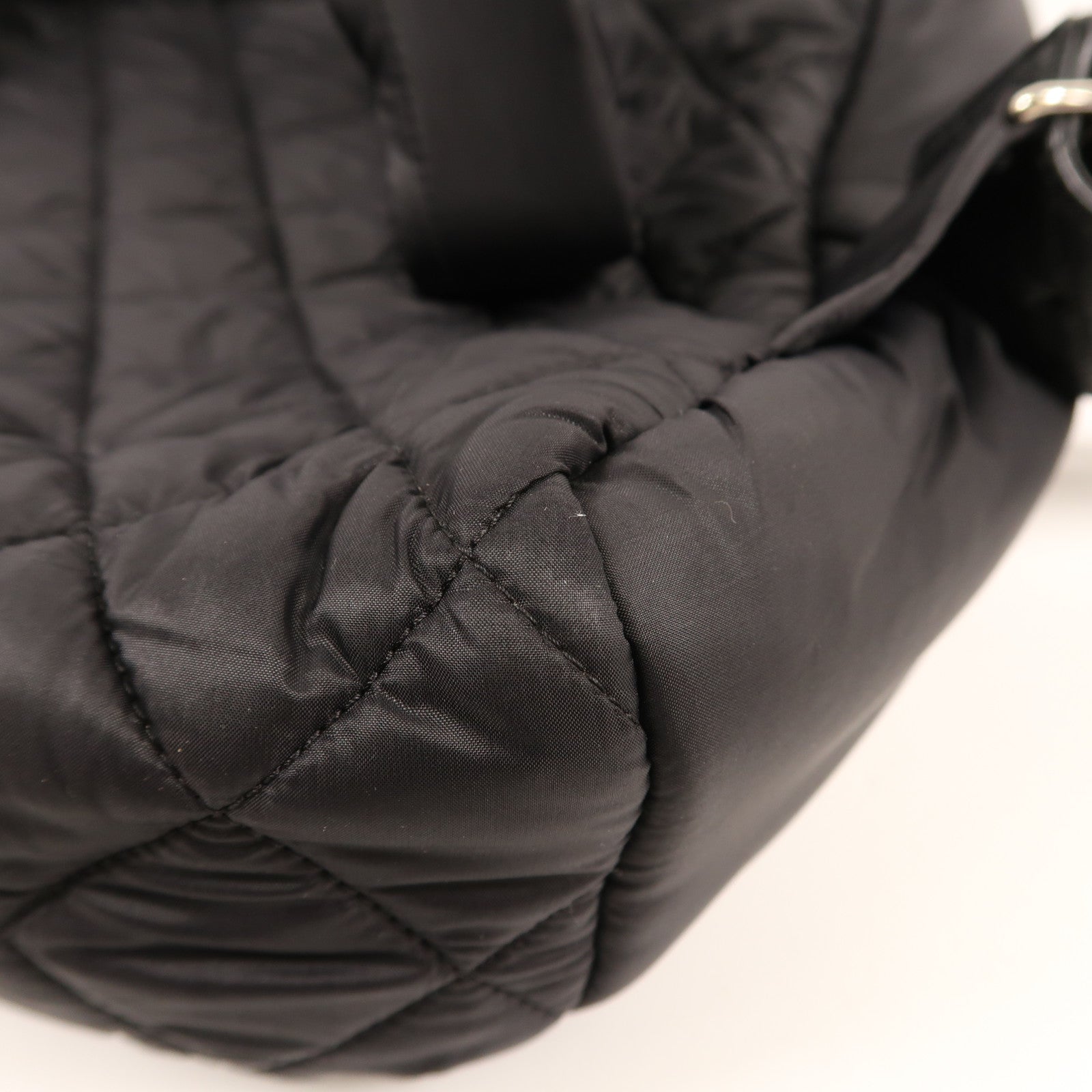 CHANEL CC SHW Coco Cocoon Rucksack Backpack Nylon Black