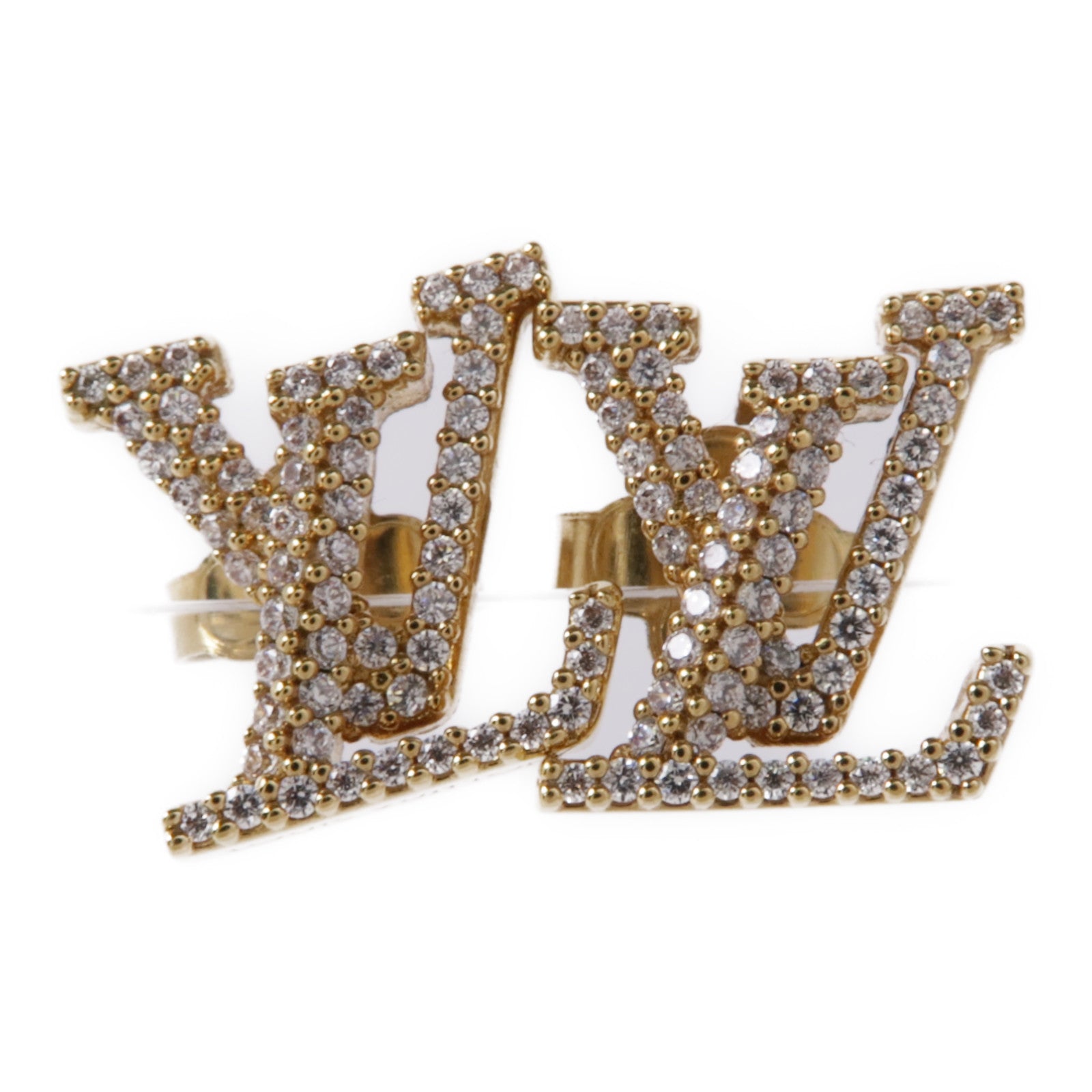 LOUIS VUITTON 金屬LV Iconic耳環
