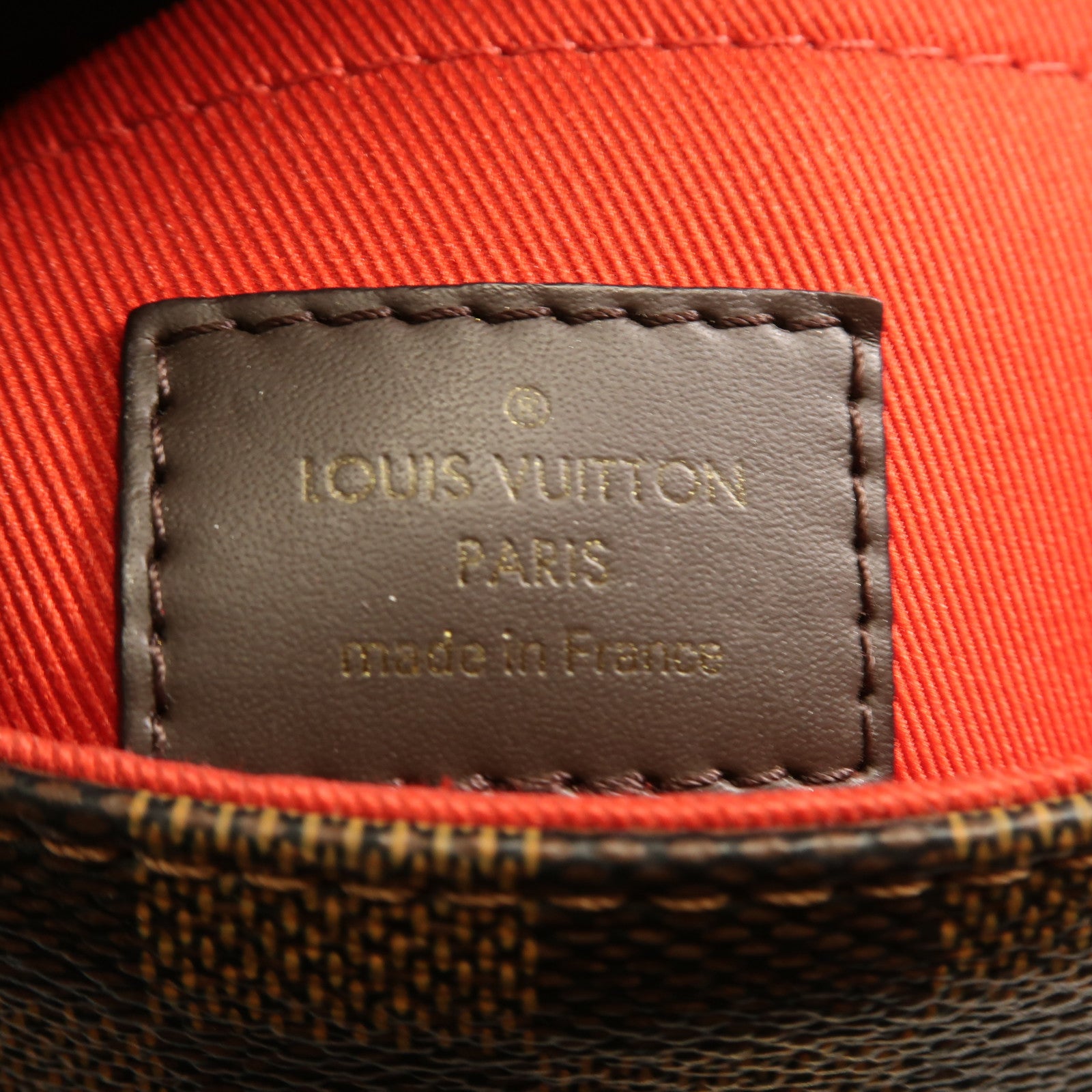 LOUIS VUITTON Damier Croisette金扣手挽肩背兩用袋