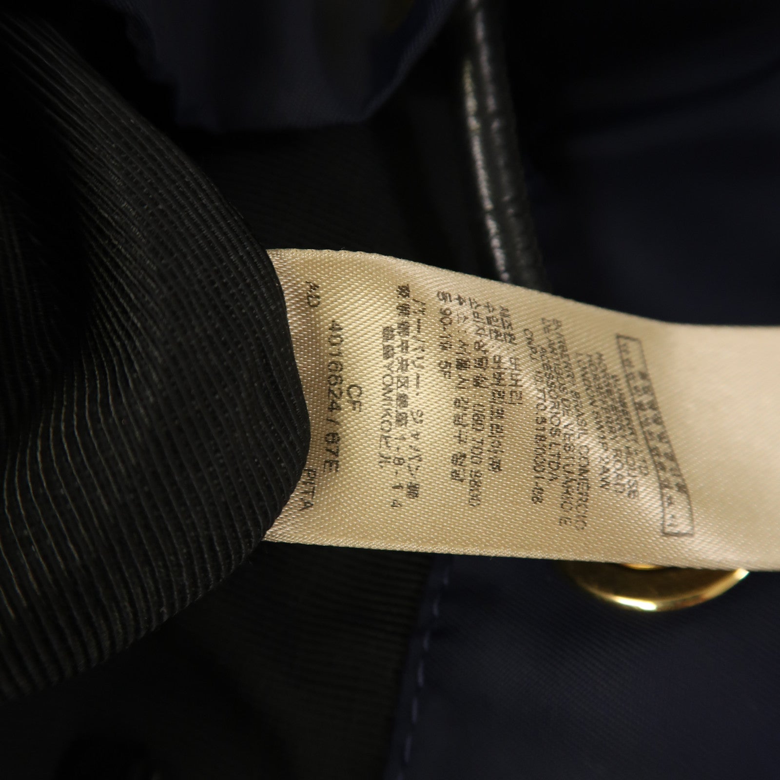BURBERRY 尼龍Backpack金扣背包深藍色