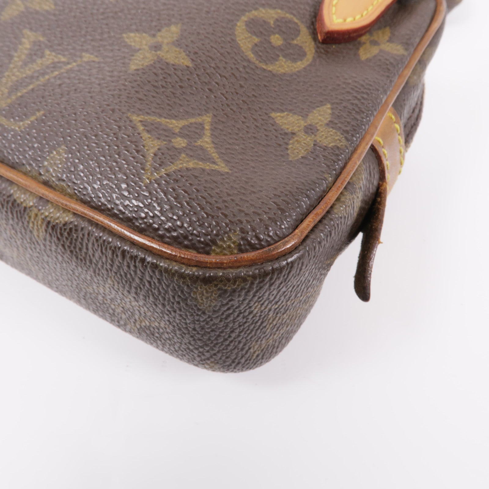 LOUIS VUITTON Monogram Marly Bandouliere金扣肩背袋棕色