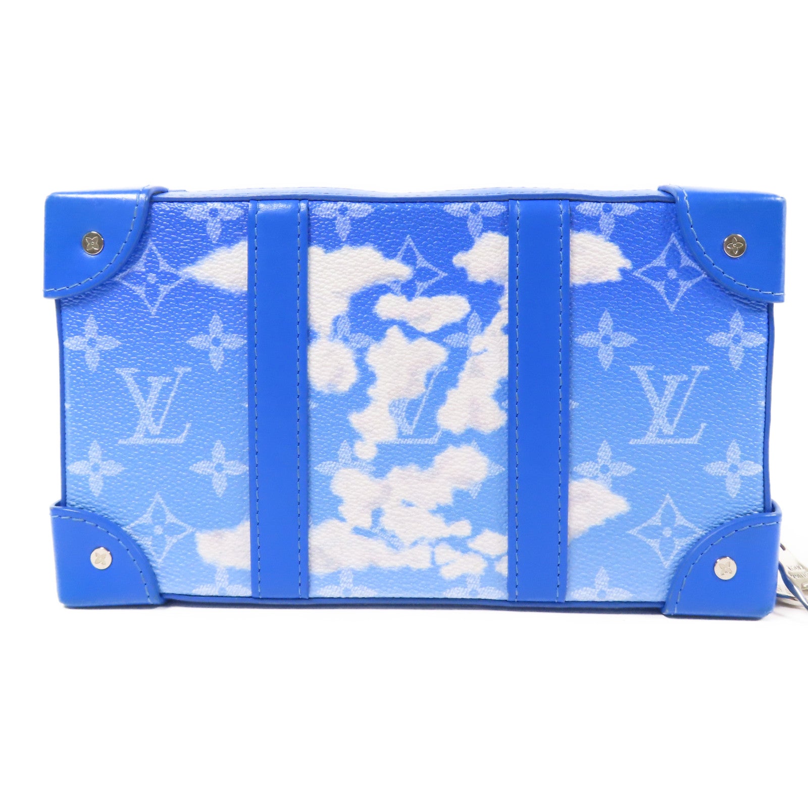 LOUIS VUITTON Monogram Clouds Soft Trunk Wallet銀扣肩背袋
