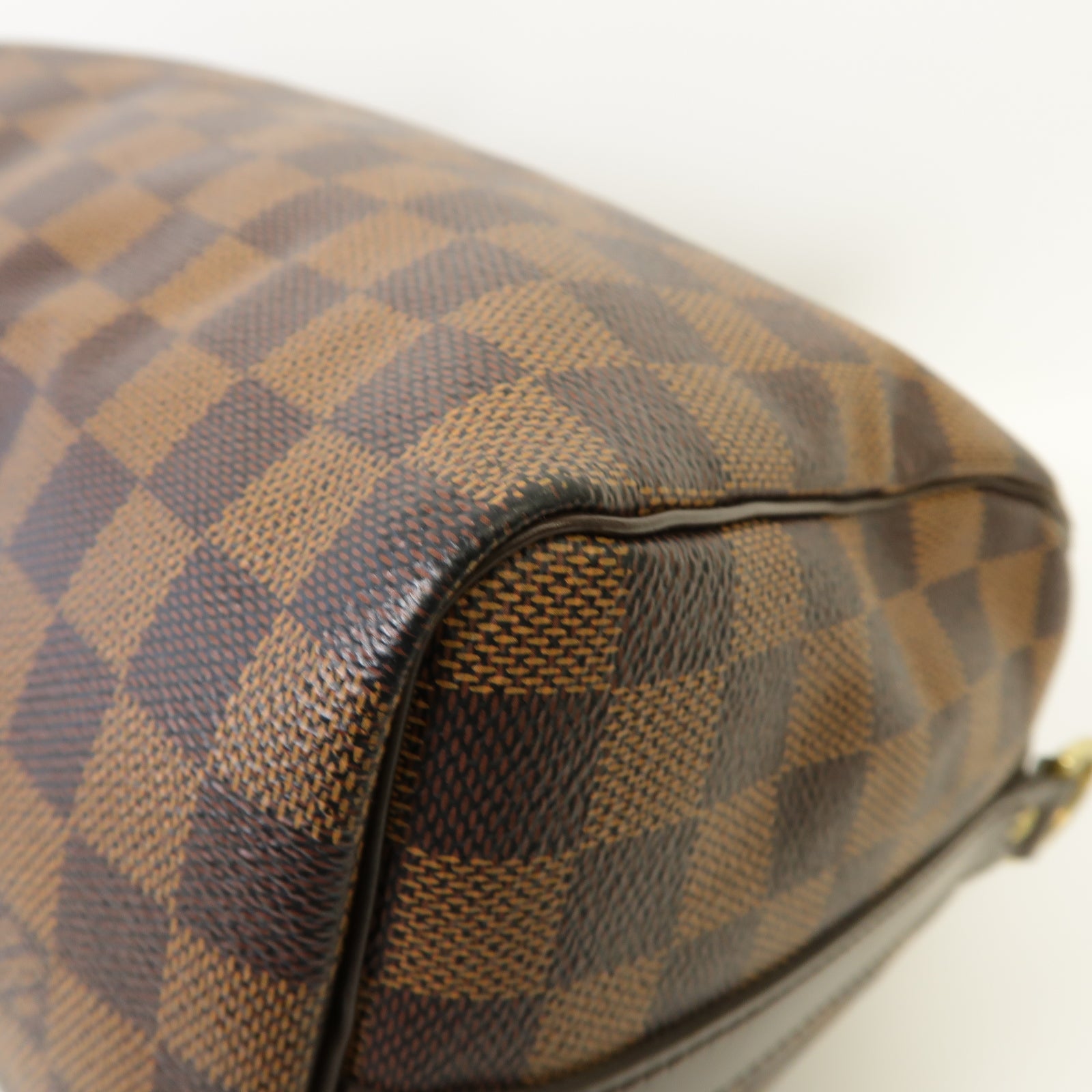 LOUIS VUITTON 【激減優惠】Damier Speedy Bandouliere 25金扣手挽肩背兩用袋啡色