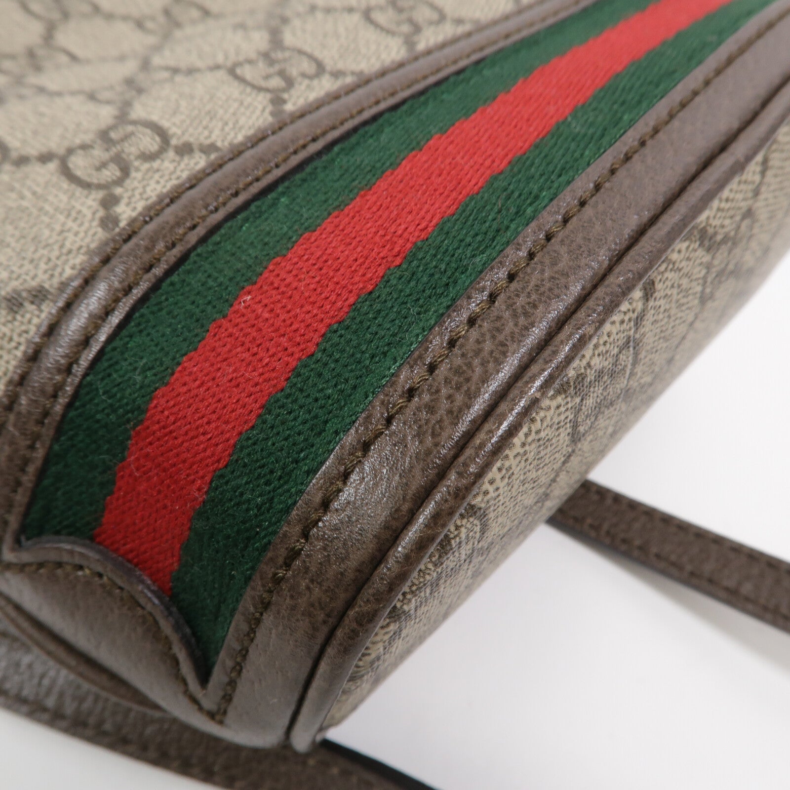 GUCCI 塗層帆布Ophidia Mini Bucket肩背袋