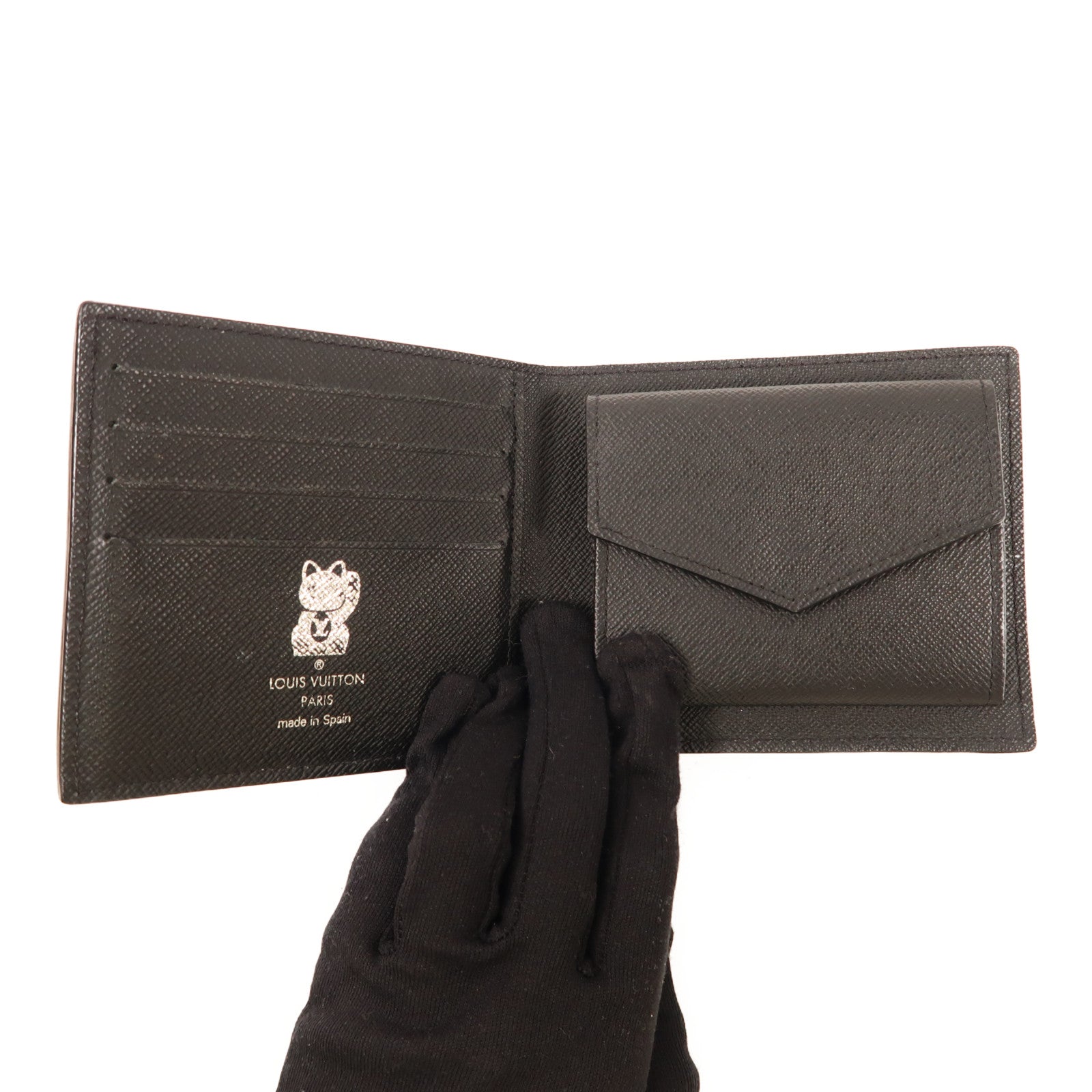 LOUIS VUITTON Epi Portefeuille Marco Wallet銀扣錢包