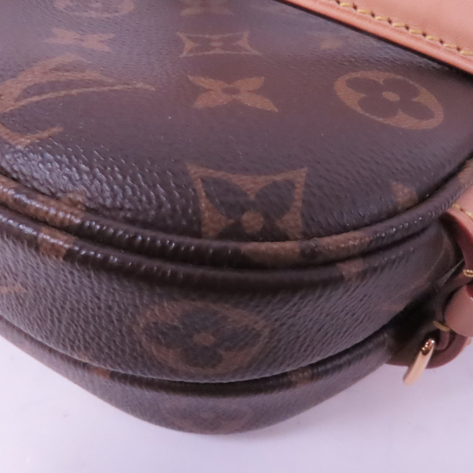 LOUIS VUITTON Monogram Saumur BB金扣手挽肩背兩用袋啡色