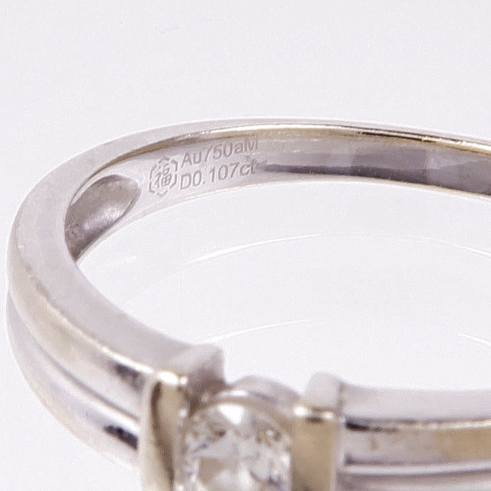 JEWELRY 18K白金Diamond Ring鑽石戒指US#7