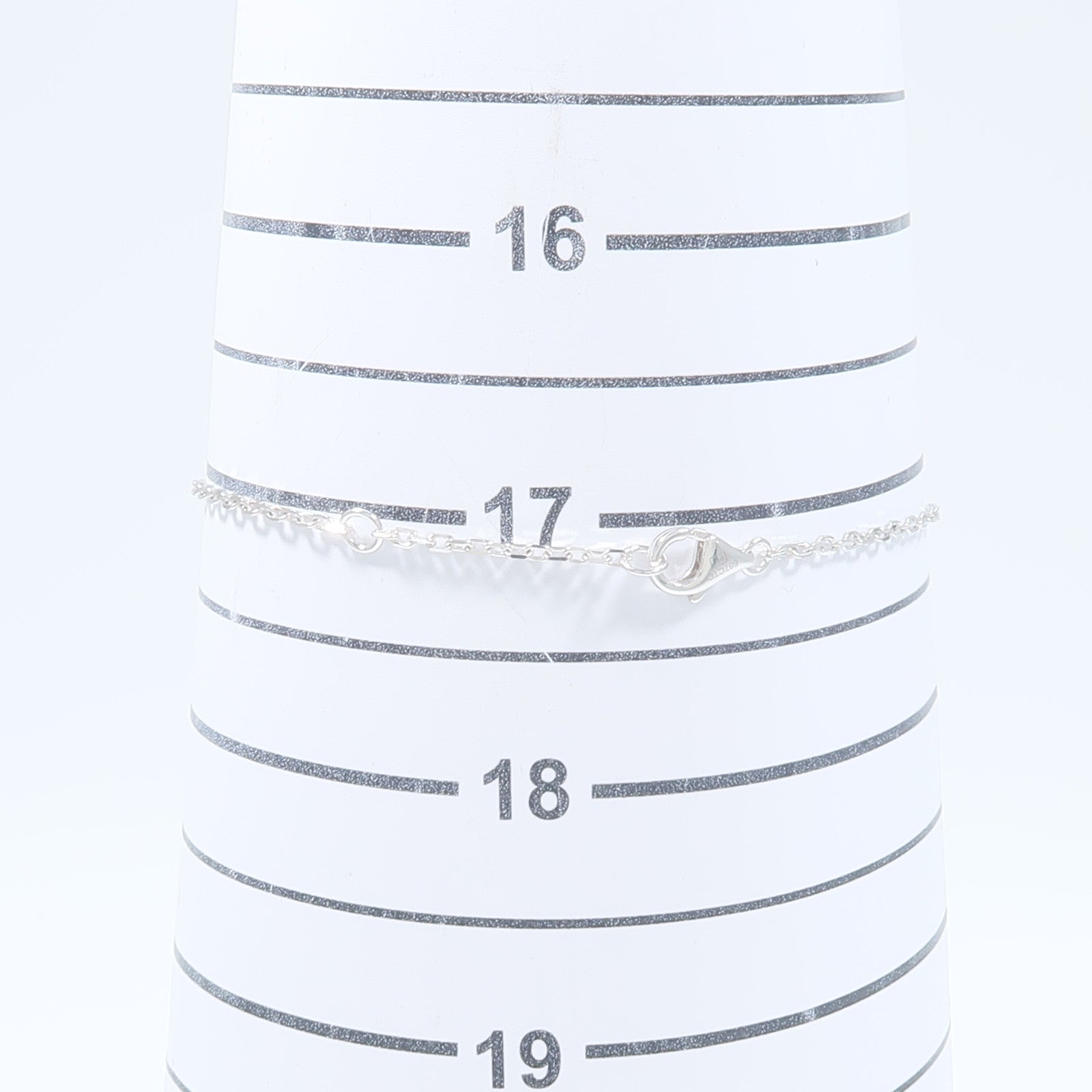 CARTIER 18K白金Love Bracelet On Chain Paved鑽石手鏈
