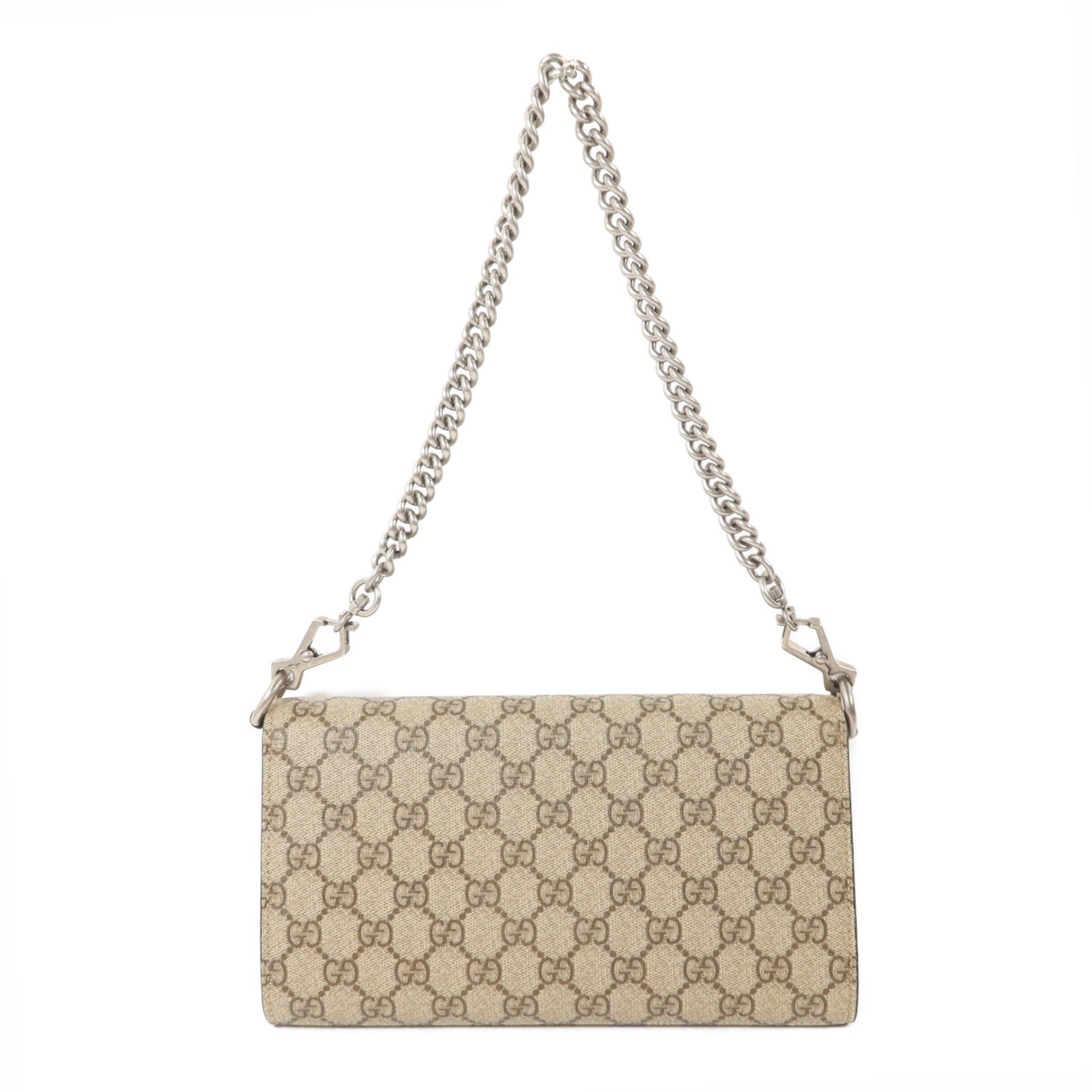GUCCI 塗層帆布Dionysus Shoulder Bag鏈帶肩背袋