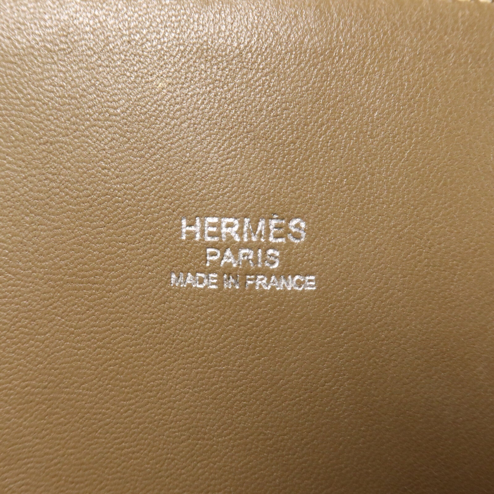 HERMES Clemence皮革Bolide 31手挽袋Etoupe