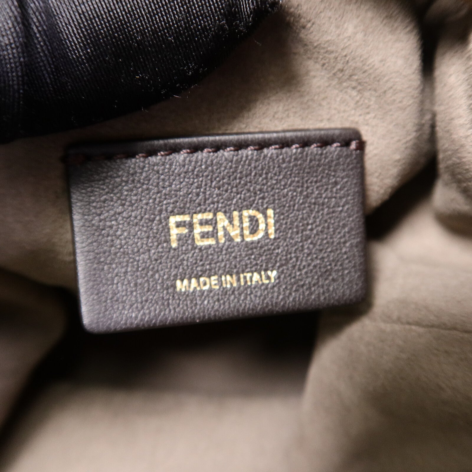 FENDI 羊毛Mini Mon Tresor手挽肩背兩用袋