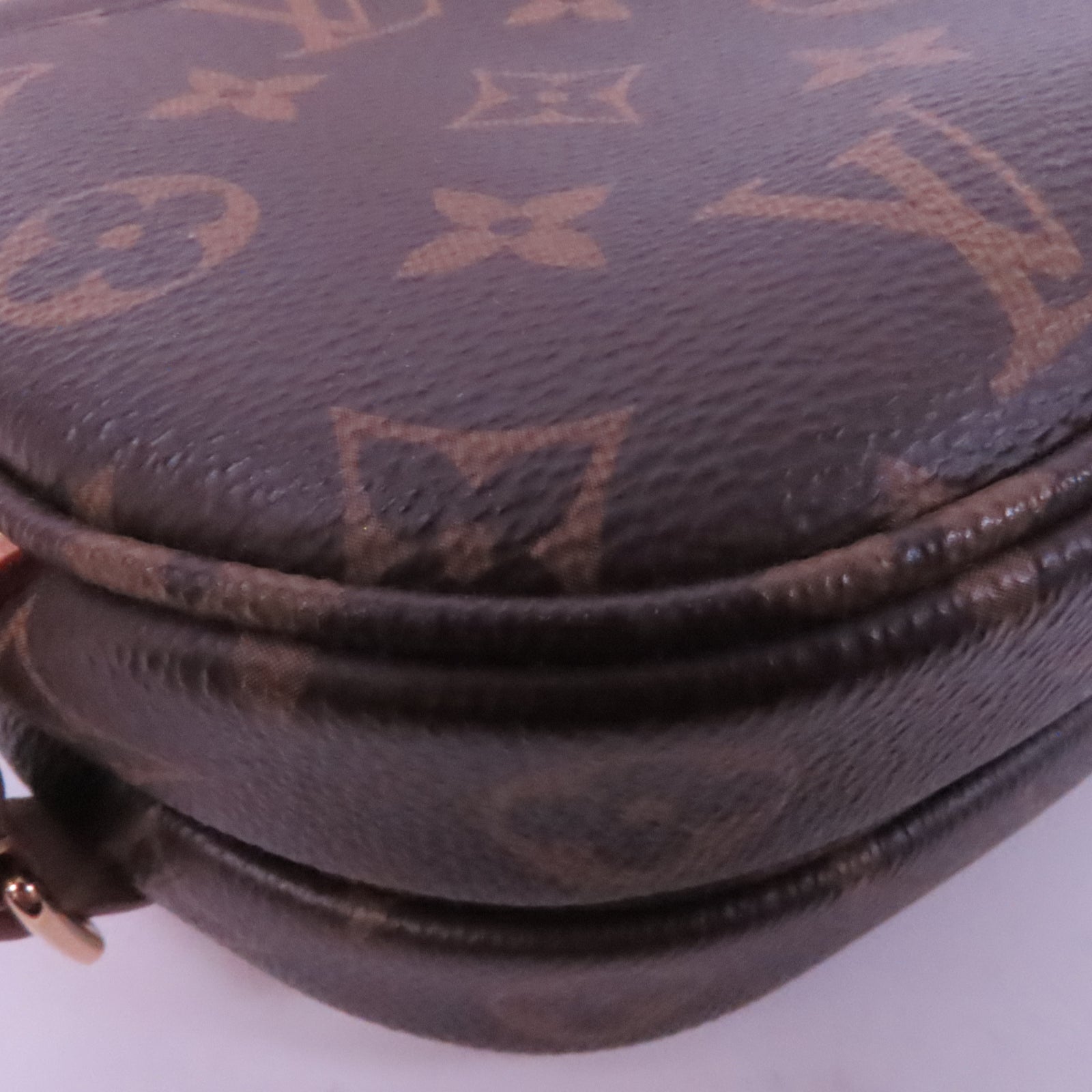 LOUIS VUITTON Monogram Saumur BB金扣手挽肩背兩用袋啡色