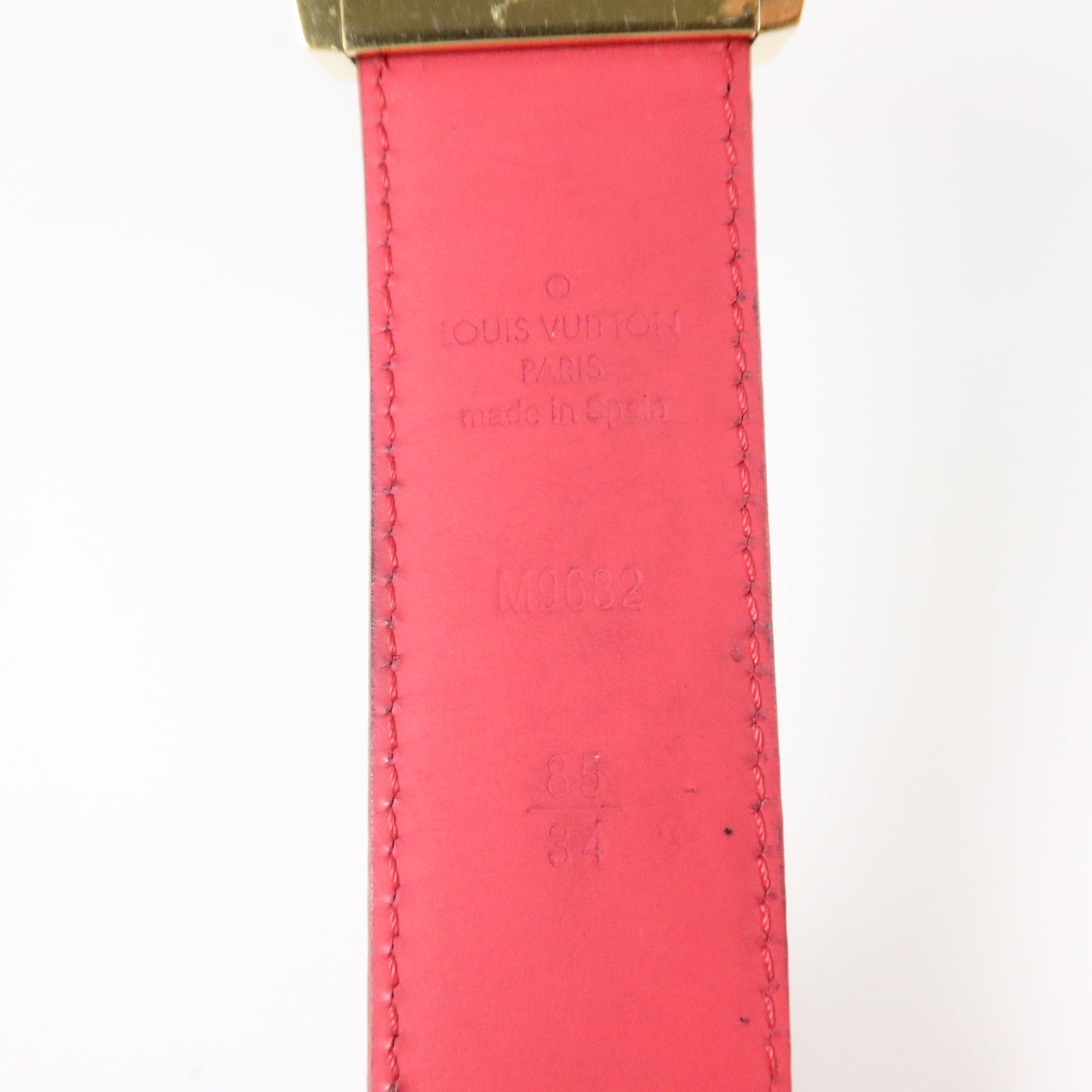 LOUIS VUITTON Monogram Multicolor Belt 85cm金扣腰帶