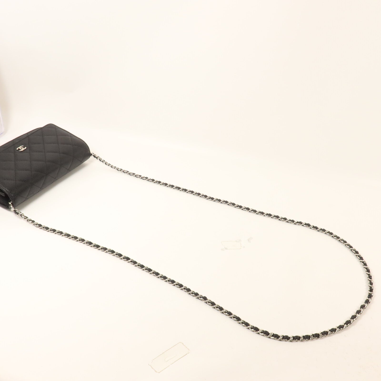 CHANEL 牛皮皮革Wallet On Chain鏈帶肩背袋