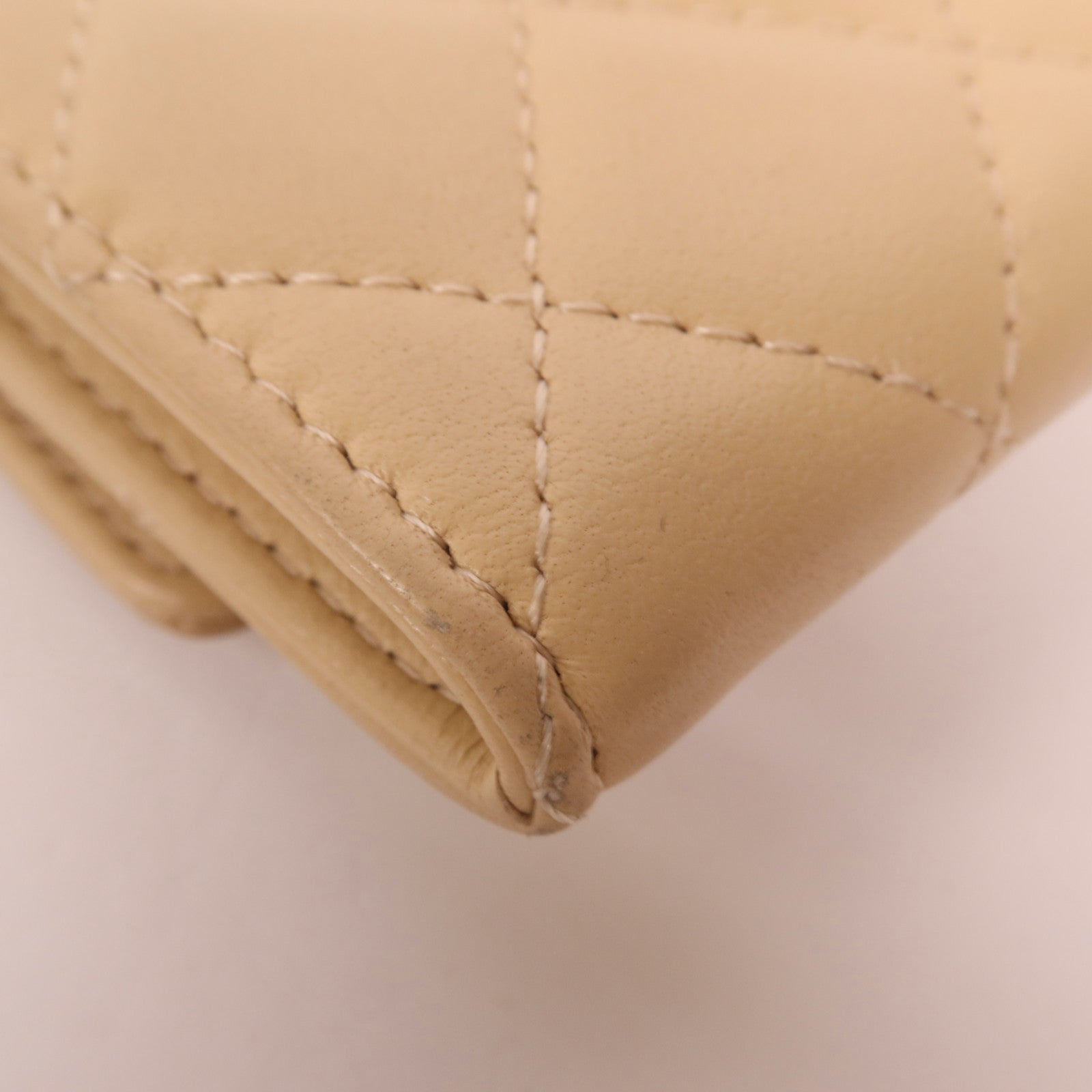 CHANEL 羊皮皮革Card Case銀扣卡片套