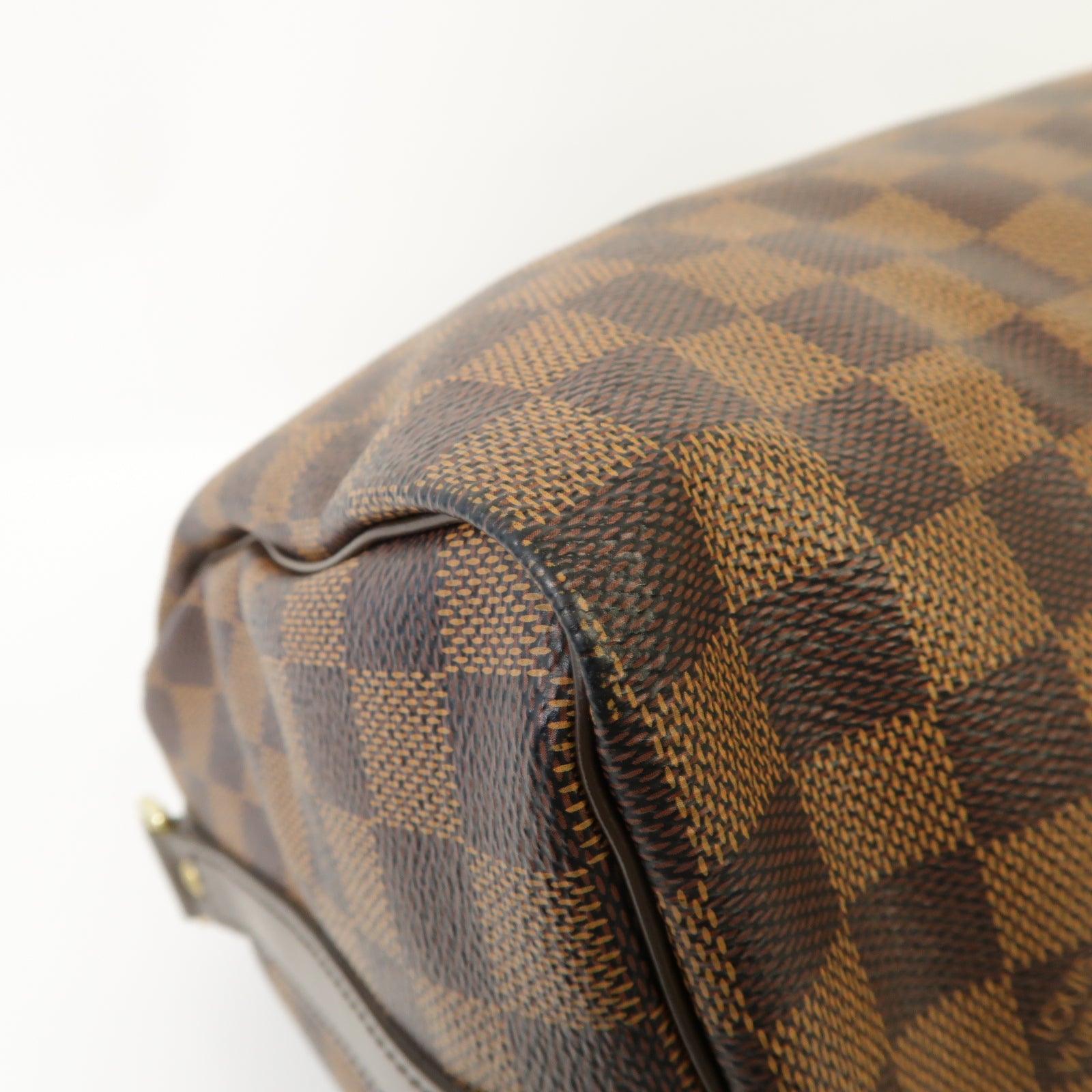 LOUIS VUITTON 【激減優惠】Damier Speedy Bandouliere 25金扣手挽肩背兩用袋啡色