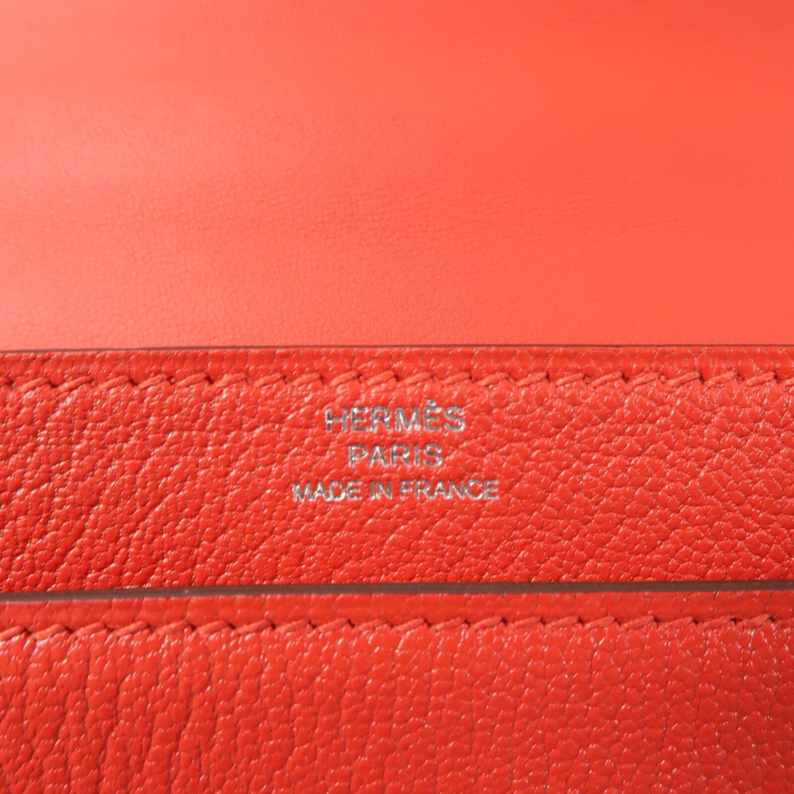 HERMES 【激減優惠】Chevre皮革Verrou Mini鏈帶肩背袋Bougainvillier