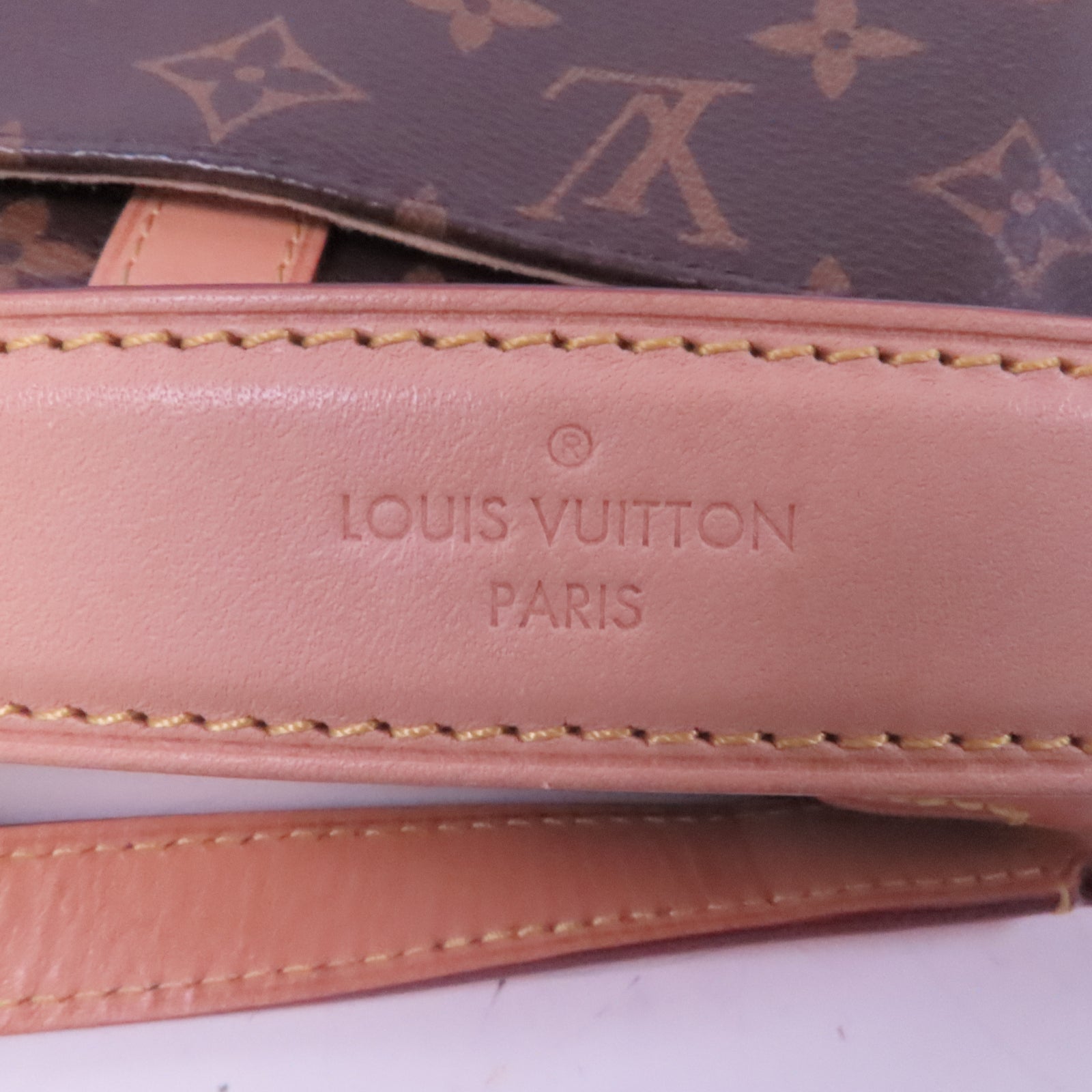 LOUIS VUITTON Monogram Saumur BB金扣手挽肩背兩用袋啡色