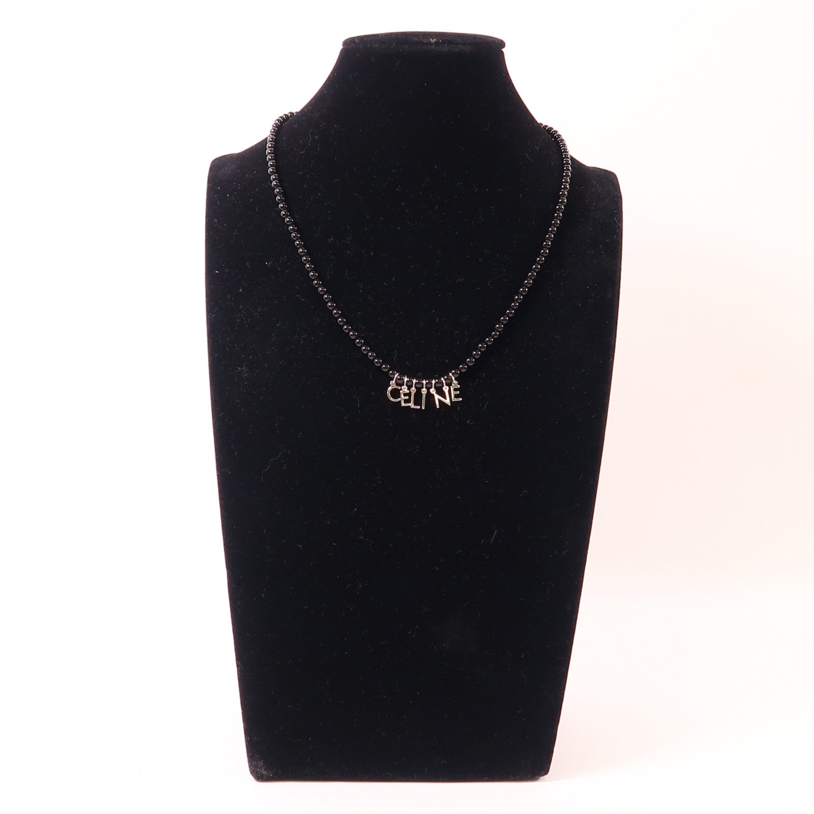 CELINE Onyx/Brass Necklace項鍊