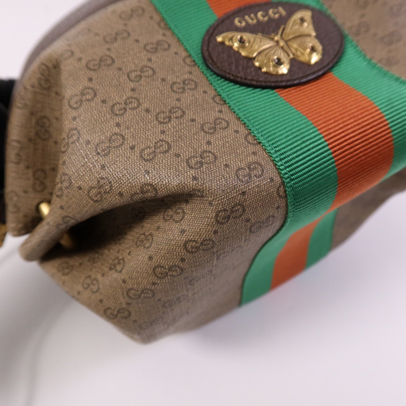 GUCCI 【激減優惠】塗層帆布New Candy金扣肩背袋