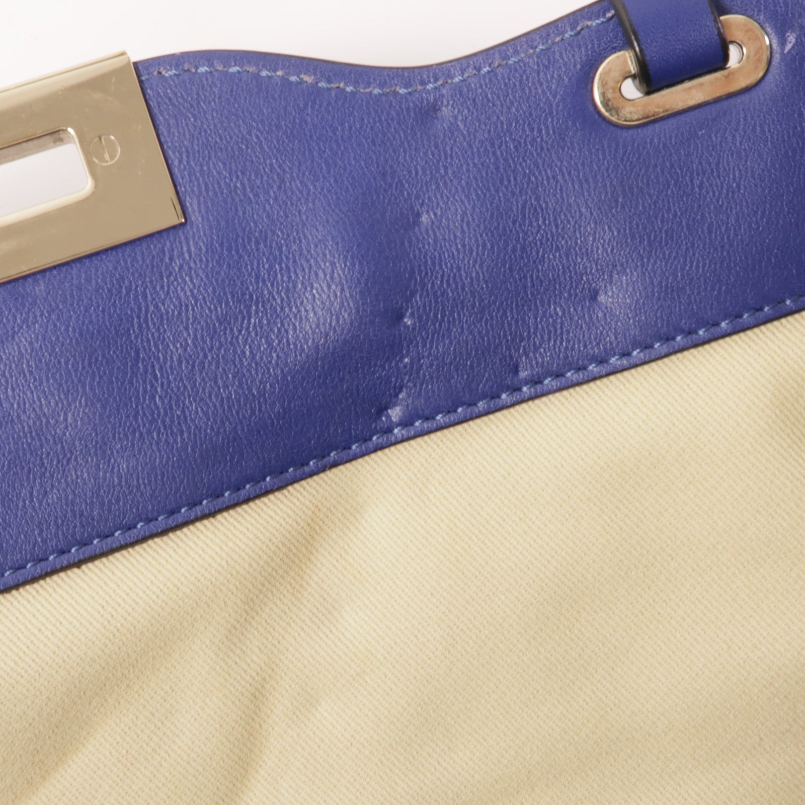 Valentino 牛皮皮革Tote Bag金扣肩背袋