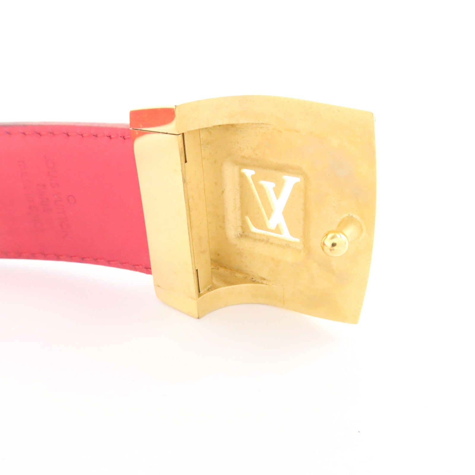 LOUIS VUITTON Monogram Multicolor Belt 85cm金扣腰帶