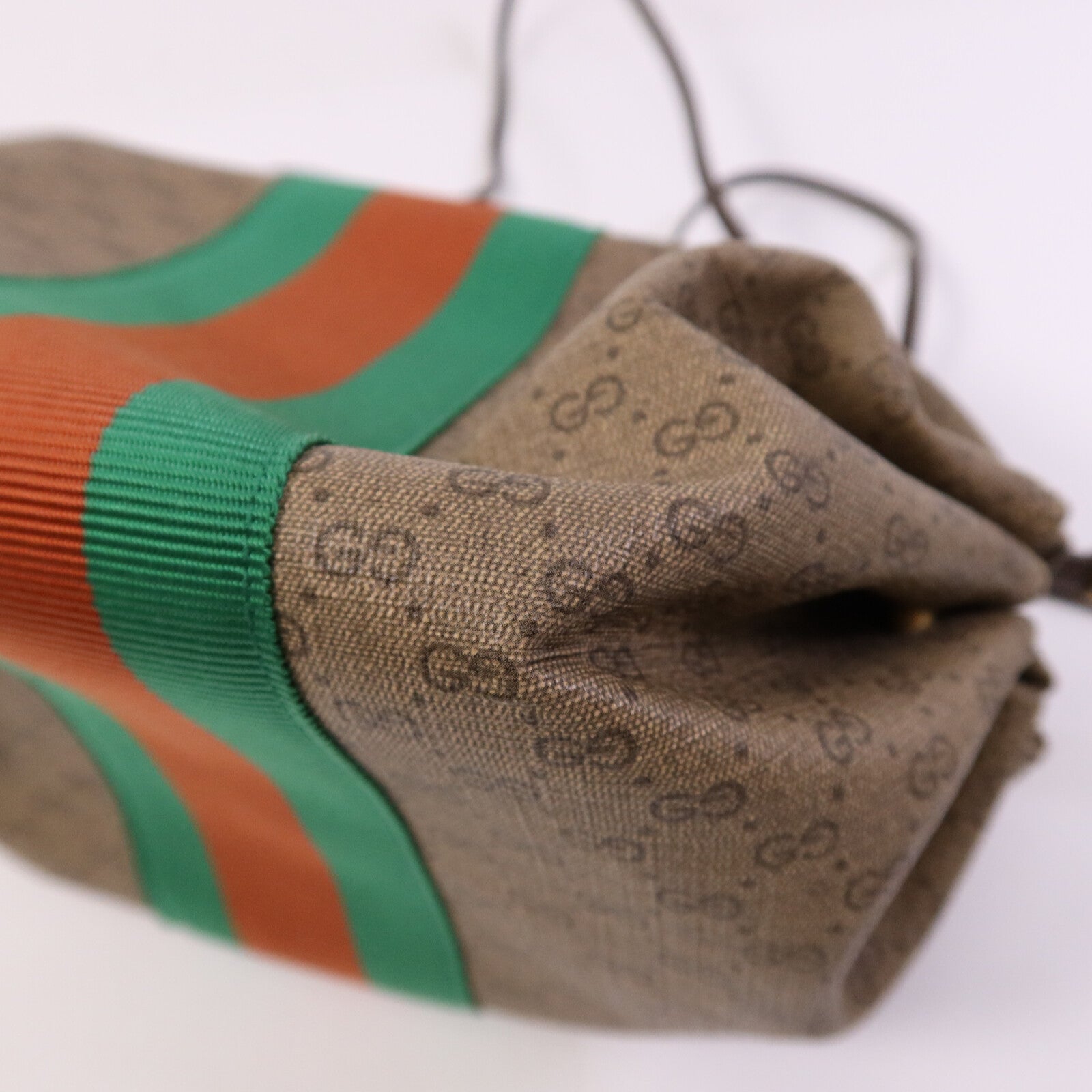 GUCCI 【激減優惠】塗層帆布New Candy金扣肩背袋