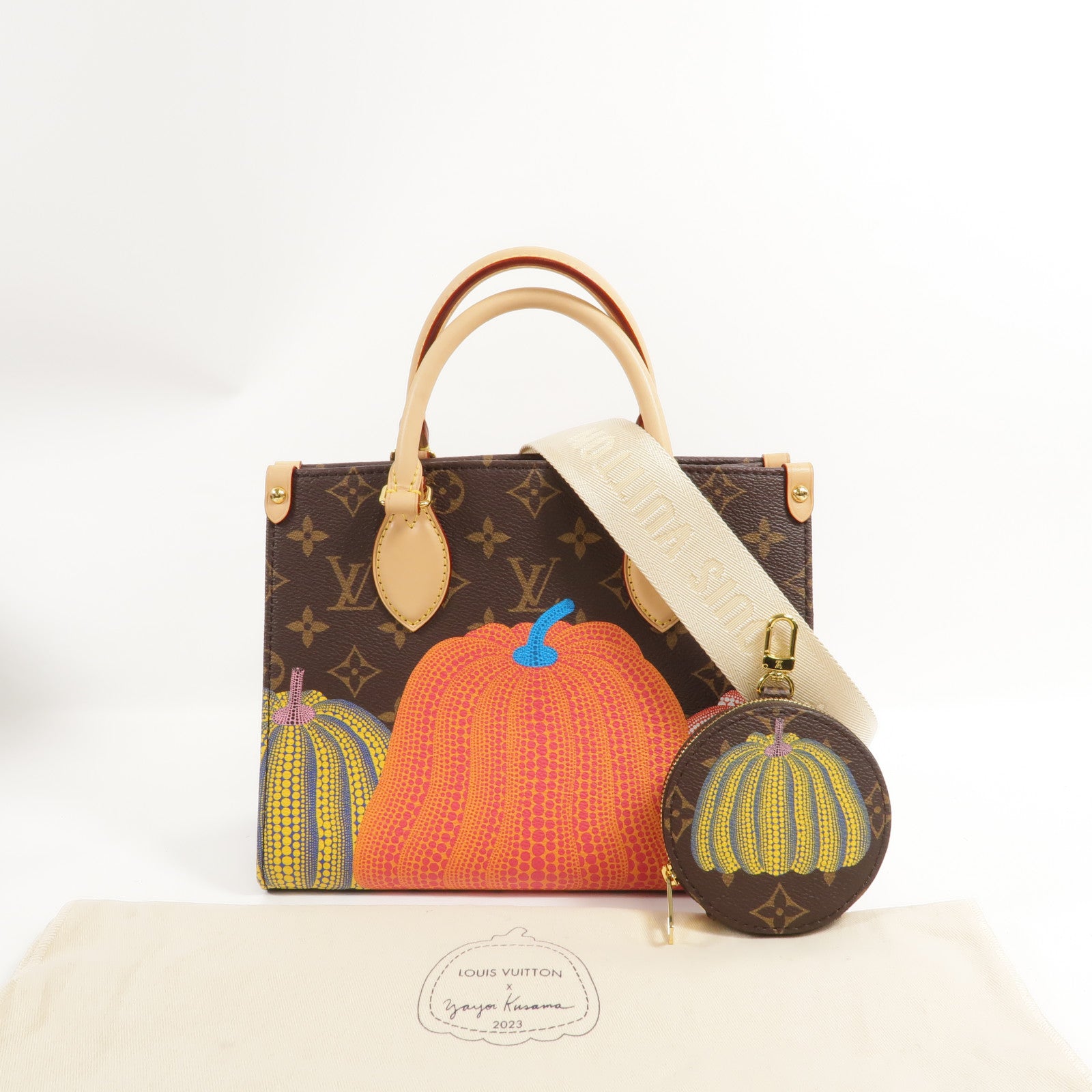 LOUIS VUITTON Monogram On The Go PM手挽肩背兩用袋