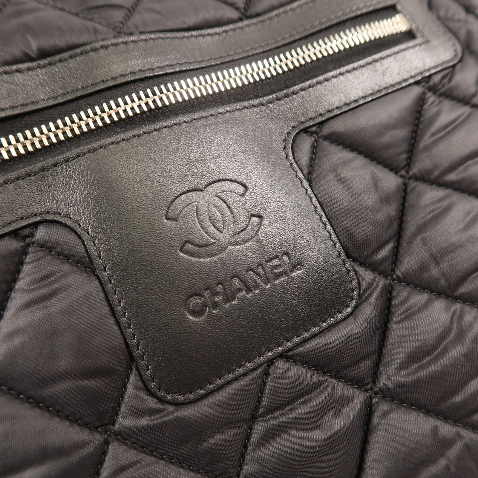 CHANEL CC SHW Coco Cocoon Rucksack Backpack Nylon Black