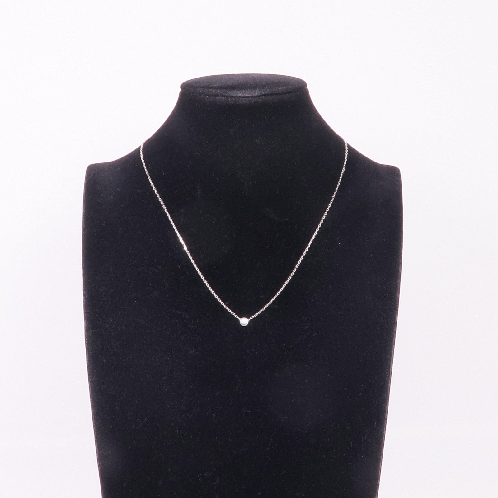 CARTIER 18K白金d'Amour Diamond Pendant鑽石項鍊