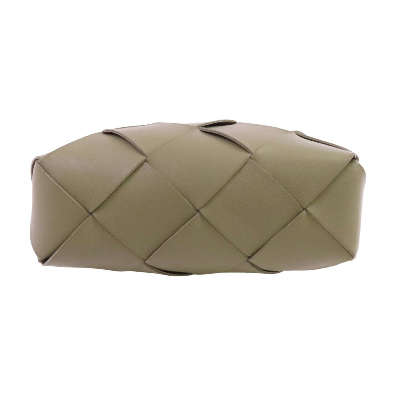 BOTTEGA VENETA 織紋皮革Small Cassette金扣肩背袋