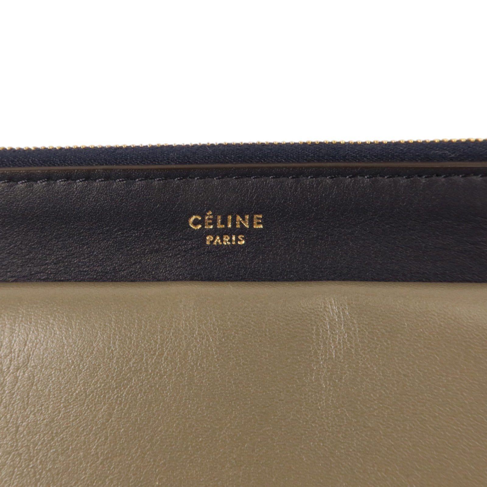 CELINE 牛皮皮革Clutch Bag金扣手拿包