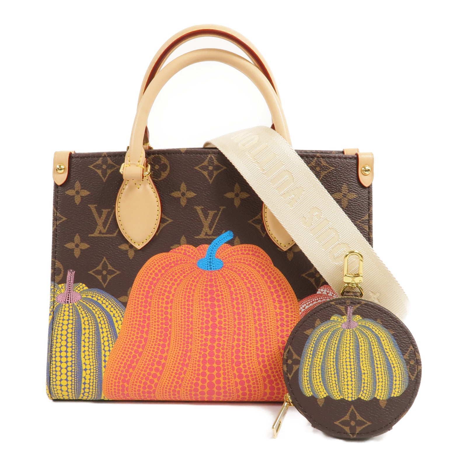 LOUIS VUITTON Monogram On The Go PM手挽肩背兩用袋